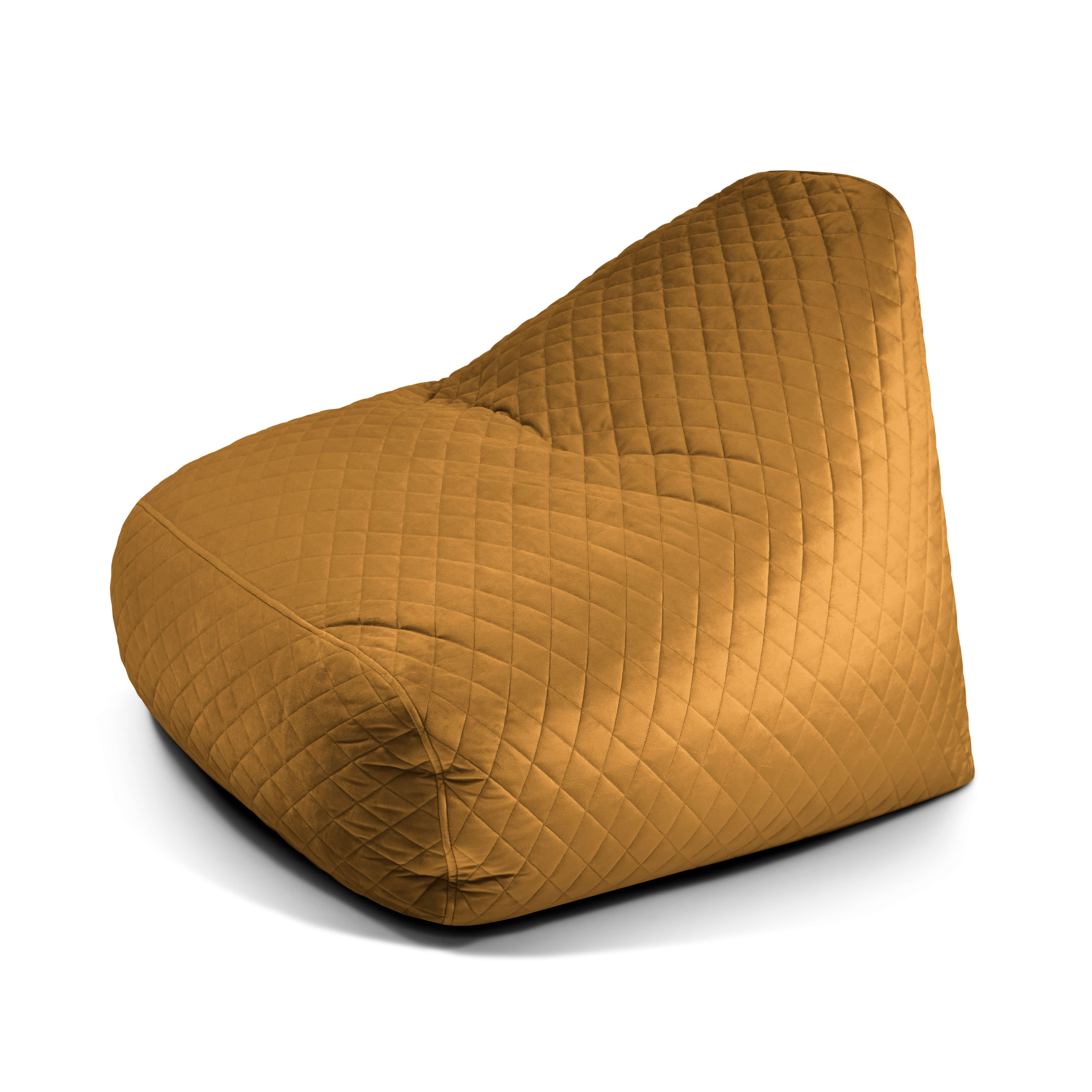 Foam Bean bag Snug 100 Lure Luxe Mustard