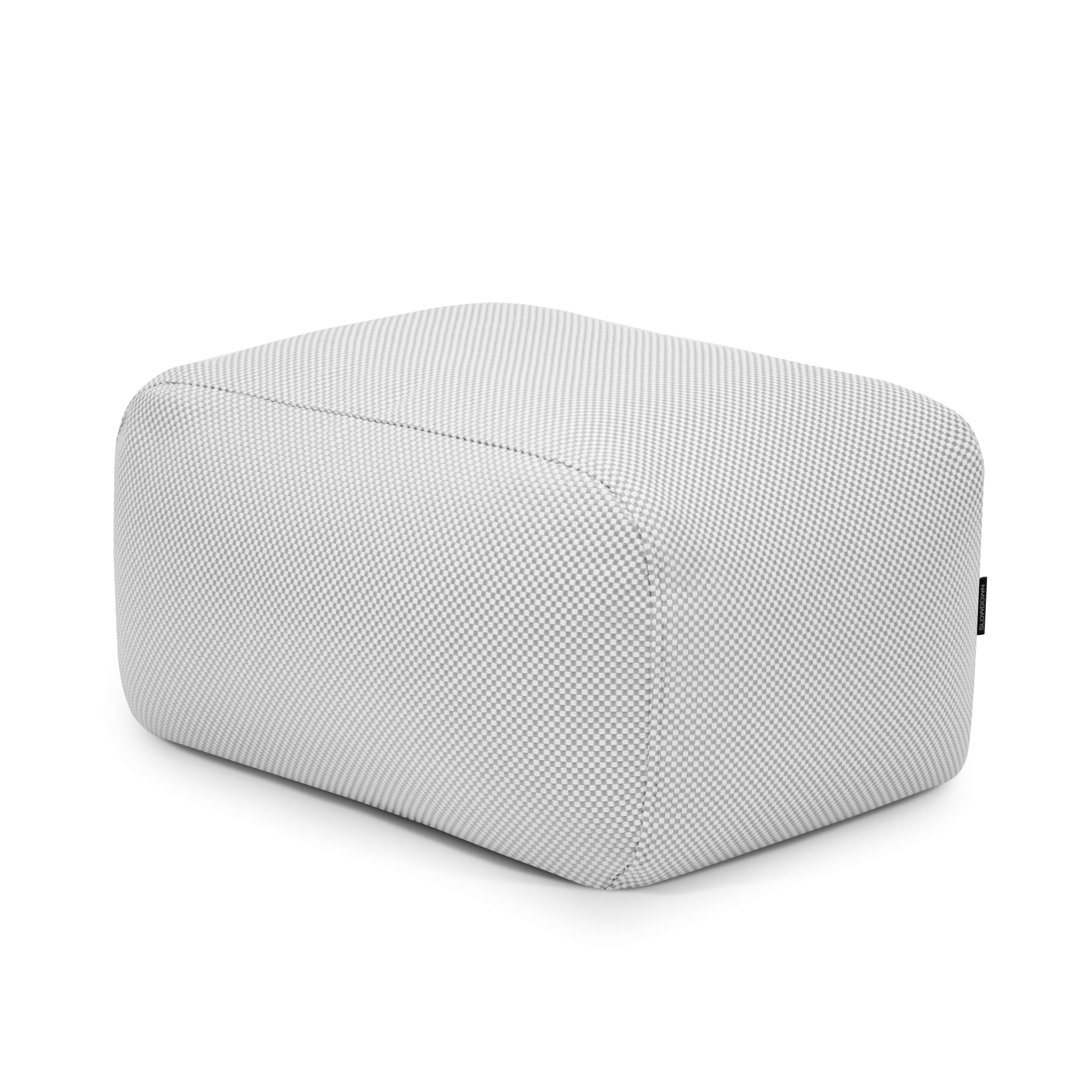 Bean bag Tube Pouf Capri Light Grey
