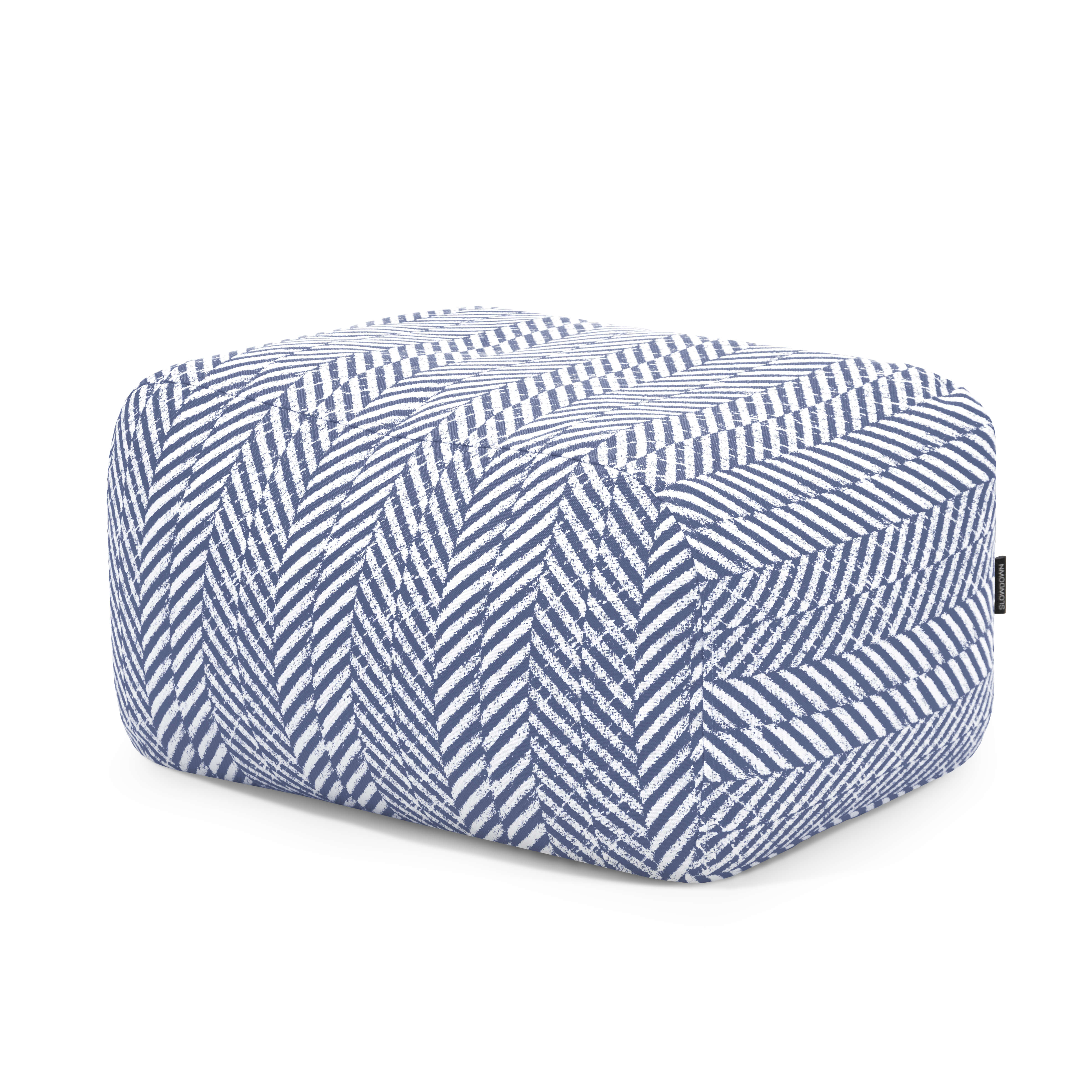 Bean bag Tube Pouf Zarzuela Blue