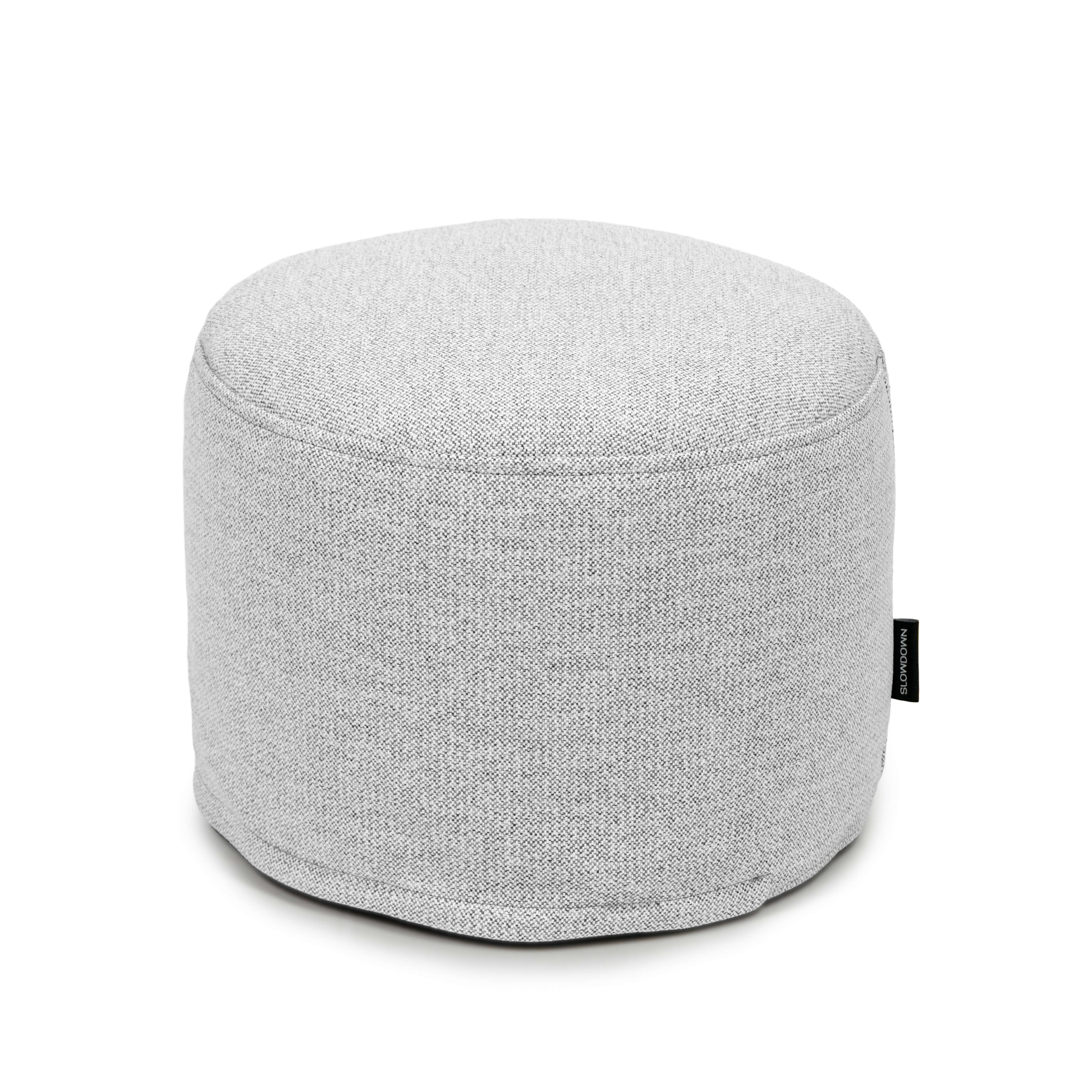 Pouf Mini Dunẽs Fluffy White