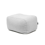 Bean bag Tube Pouf Dunẽs Fluffy White