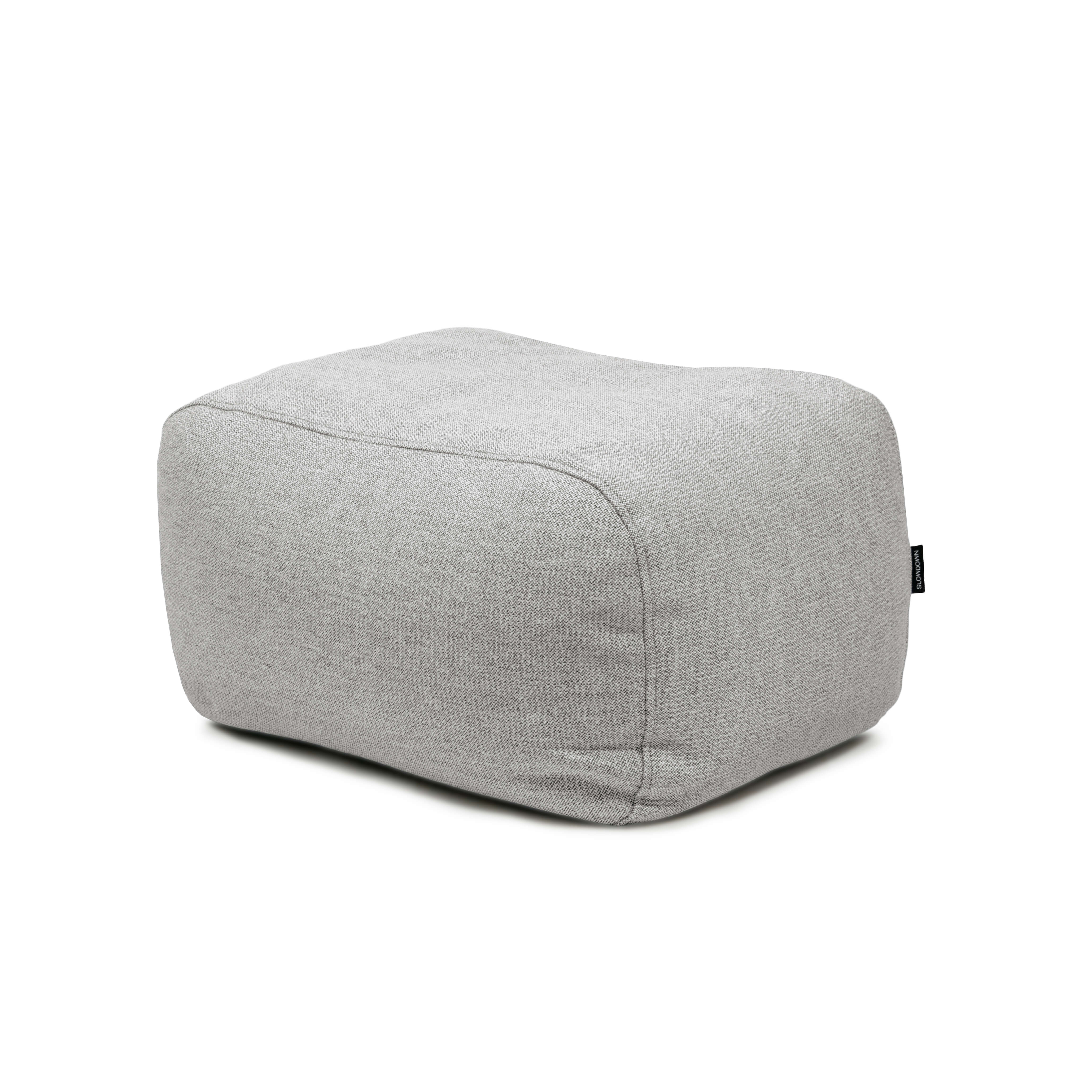 Bean bag Tube Pouf Dunẽs White Grey