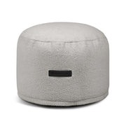 Pouf Mini Teddy White Grey