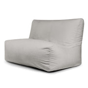 Sittsäck Soffa Seat Teddy White Grey