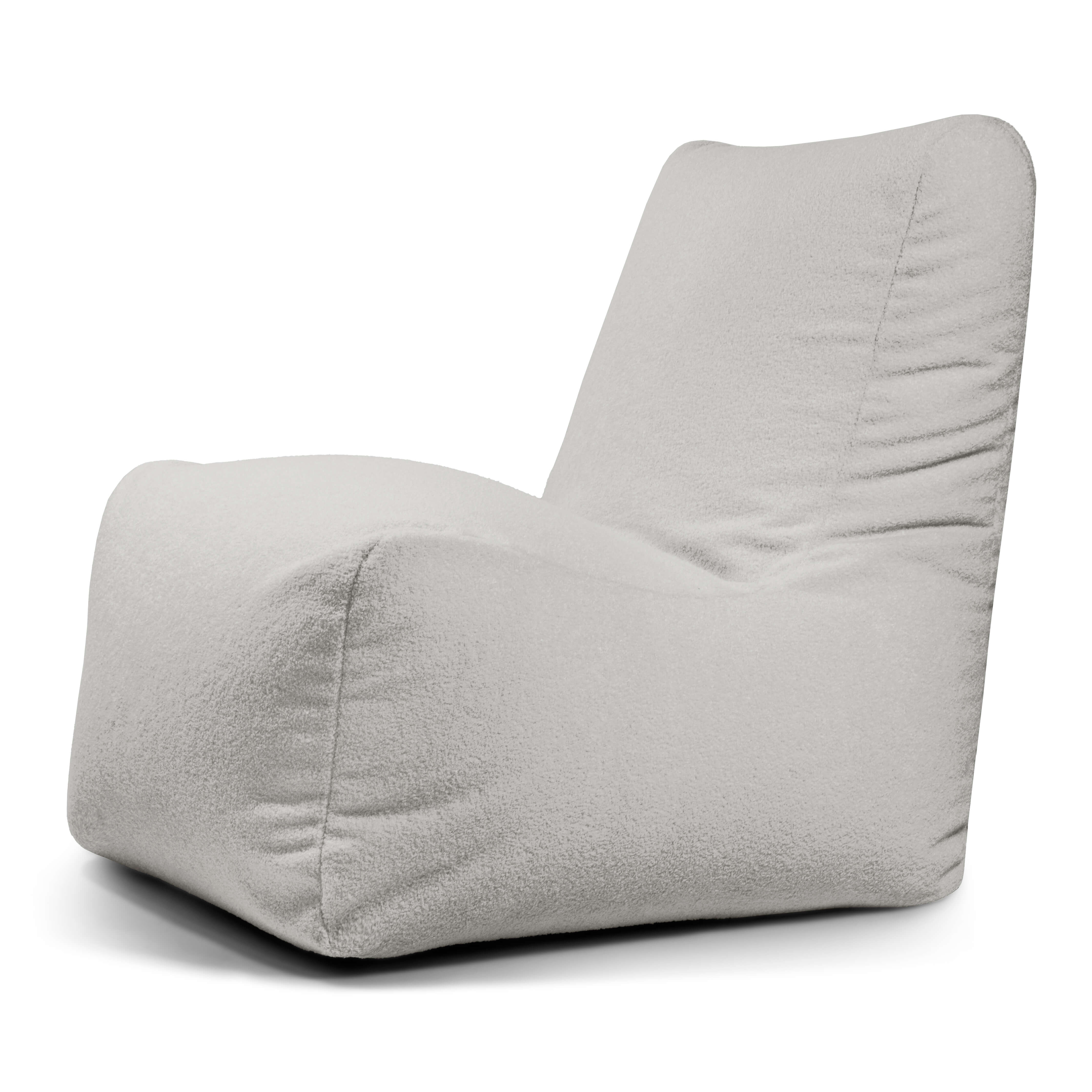 Bean bag Seat Teddy White Grey