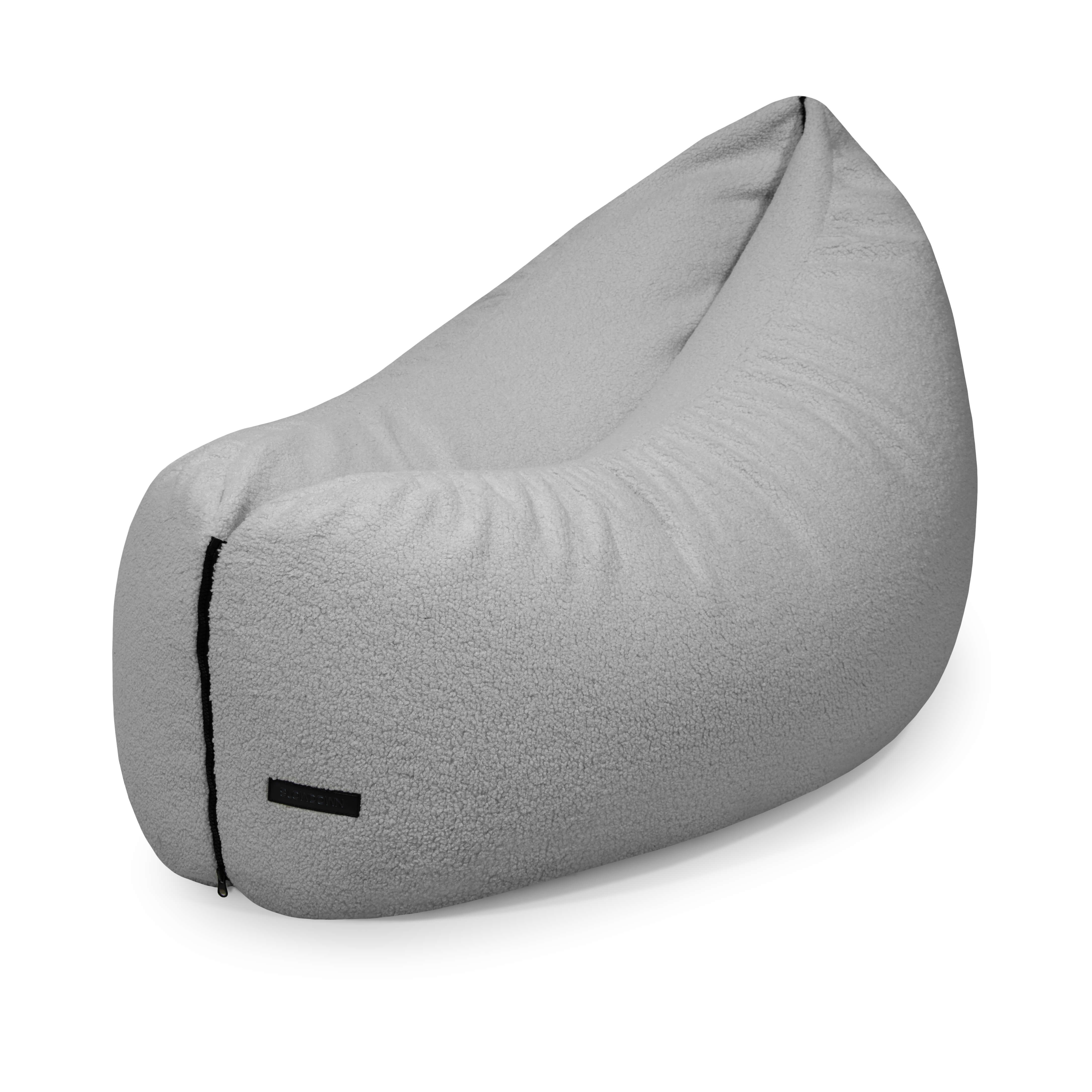 Bean Bag Clip Clap 115 Teddy White Grey