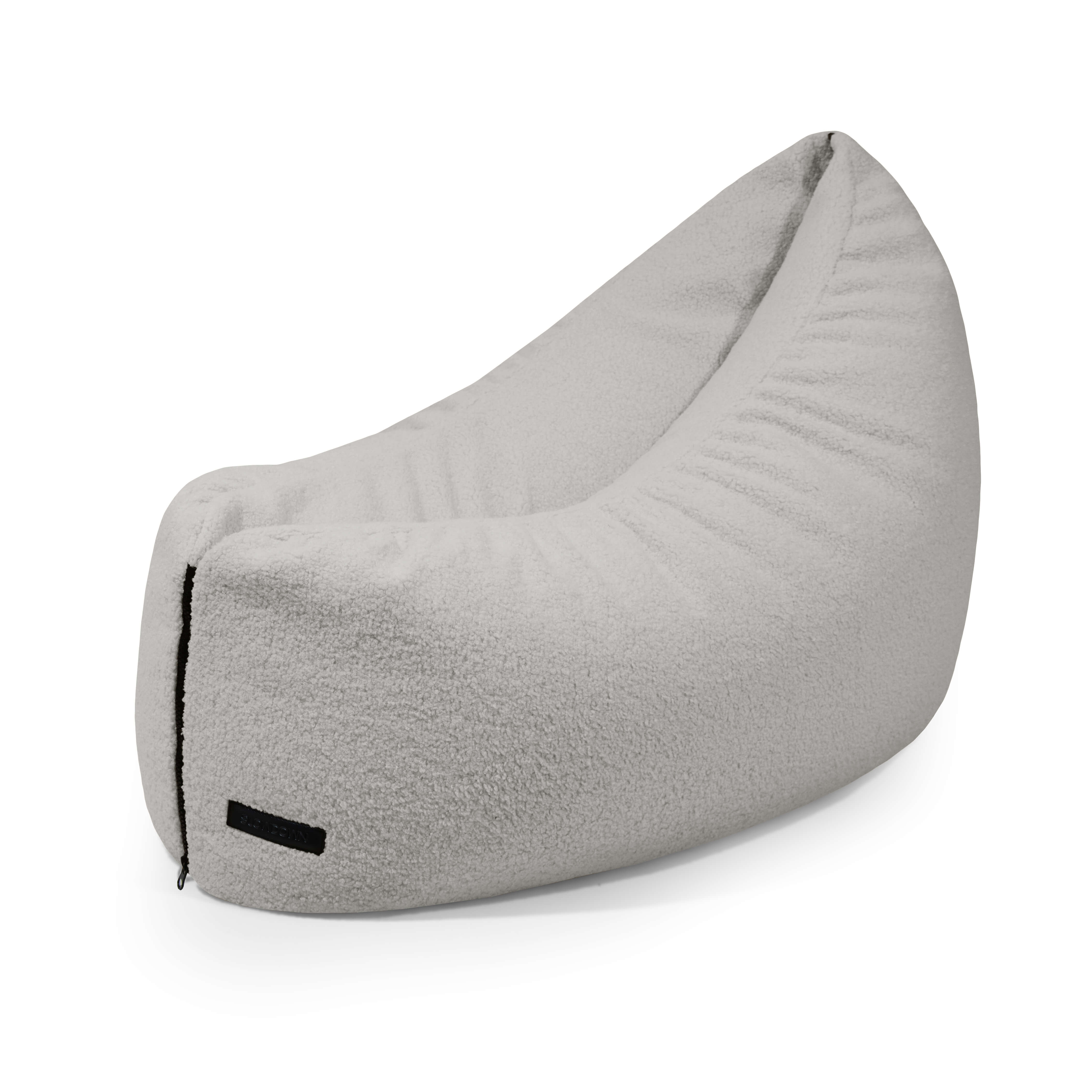 Bean Bag Clip Clap 90 Teddy White Grey