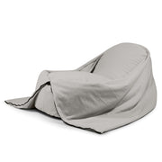 Sittsäck Cocoon 120 Teddy White Grey