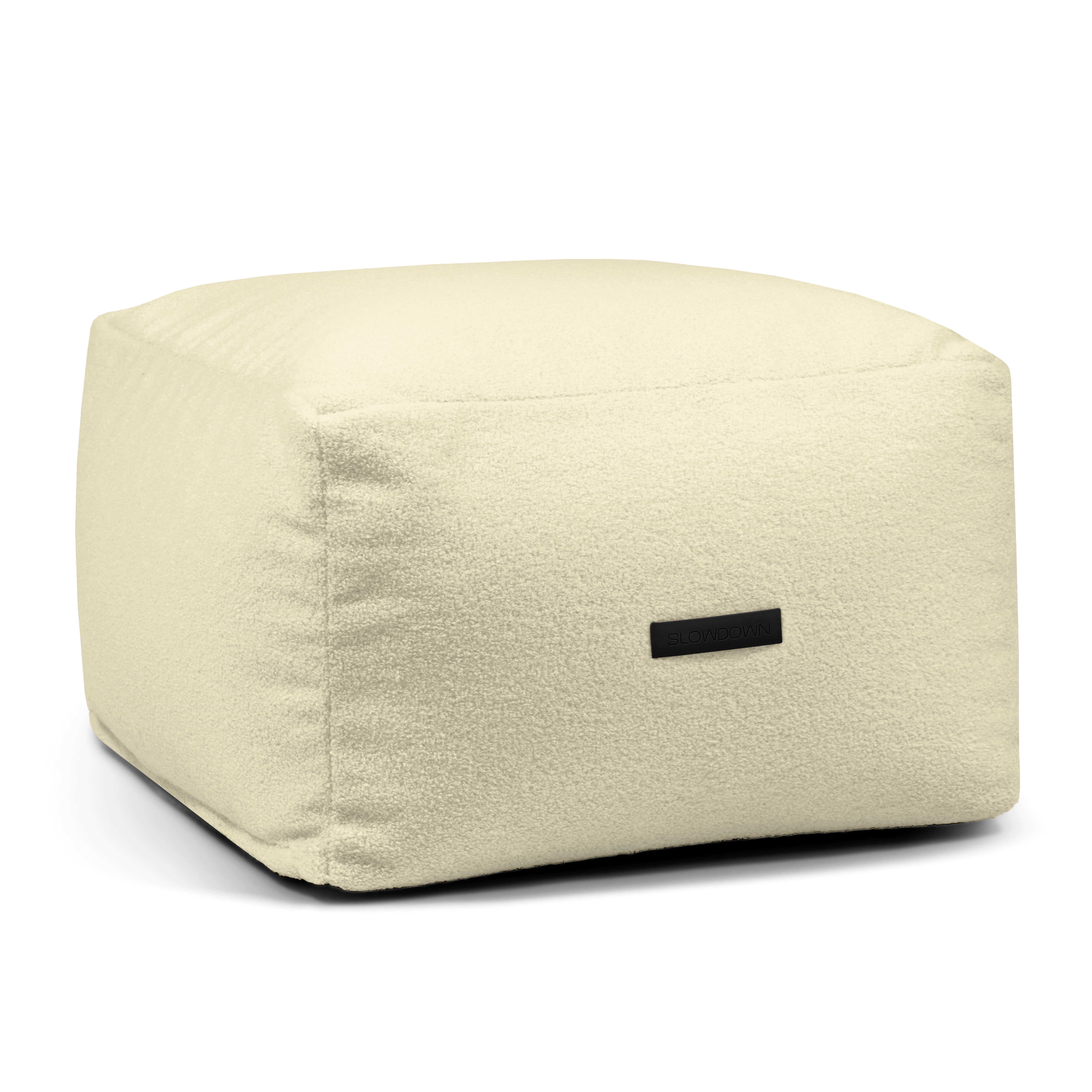 Pouf Softbox Teddy Cream