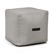 Pouf Up! Teddy White Grey
