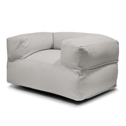 Sittsäck MooG Teddy White Grey