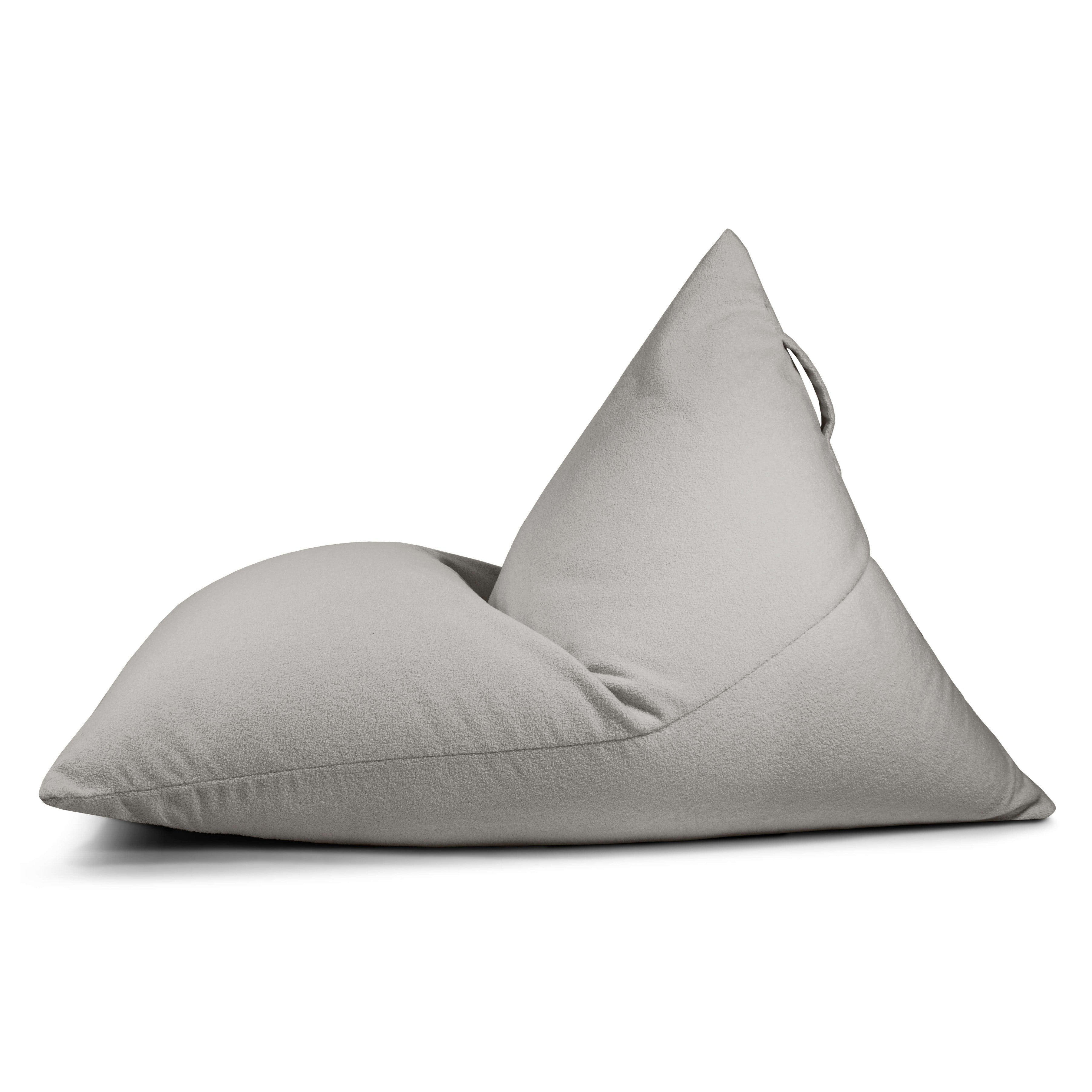 Sittsäck Razzmatazz Teddy White Grey