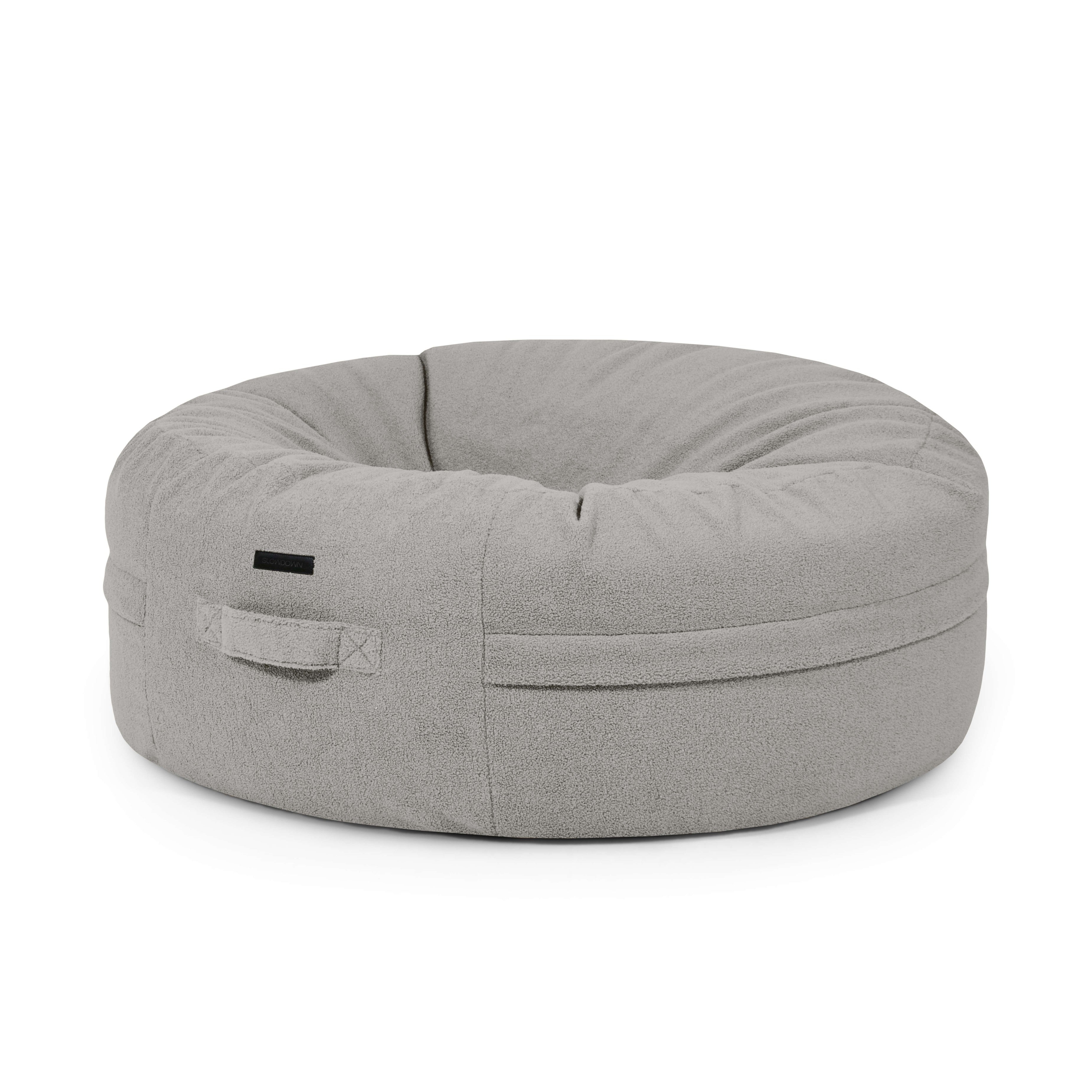 Saccosäck Roll 135 Teddy White Grey