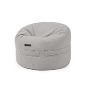 Bean bag Roll 80 Teddy White Grey