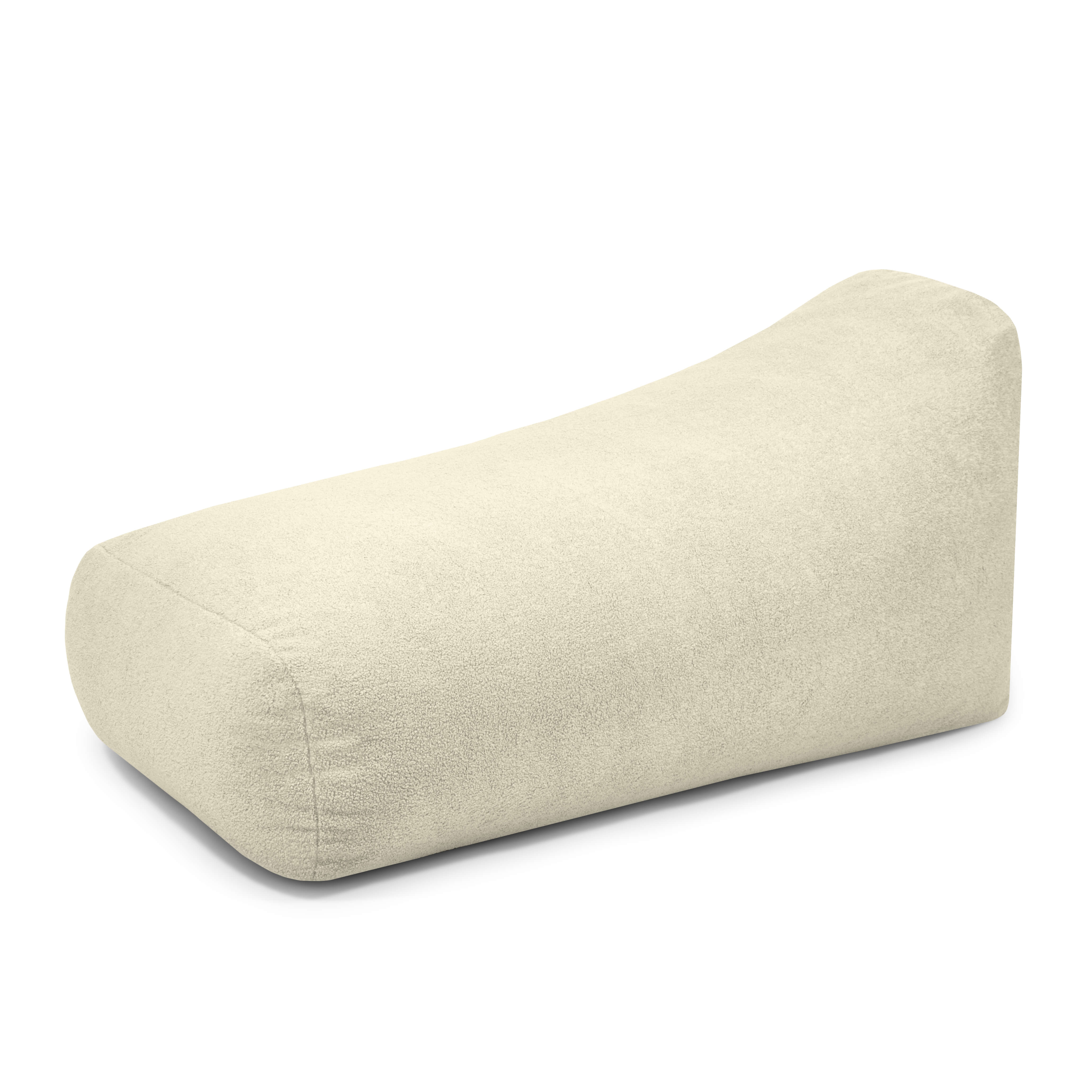 Foam Bean bag Snug Long 140 Teddy Cream
