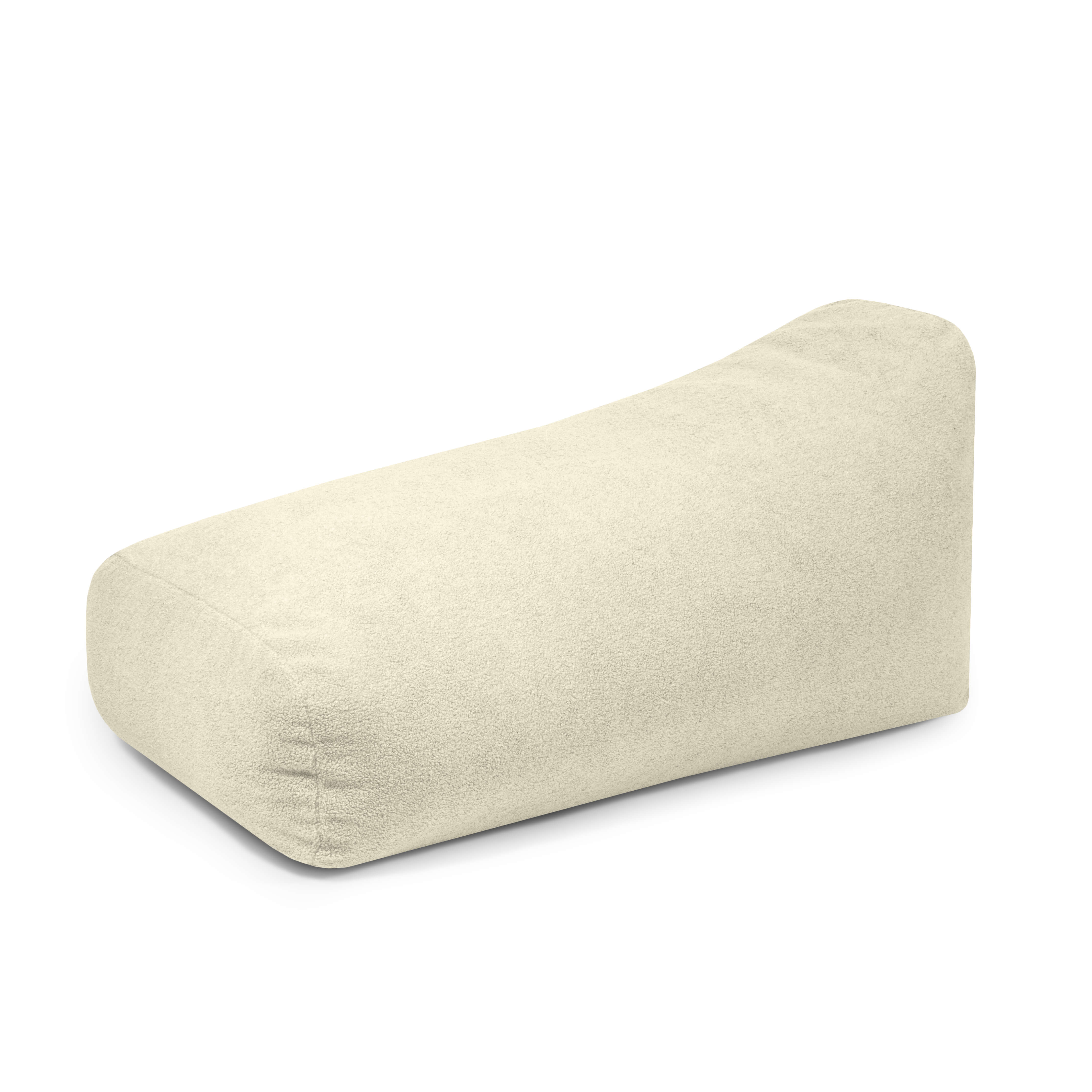 Foam Bean bag Snug Long 130 Teddy Cream