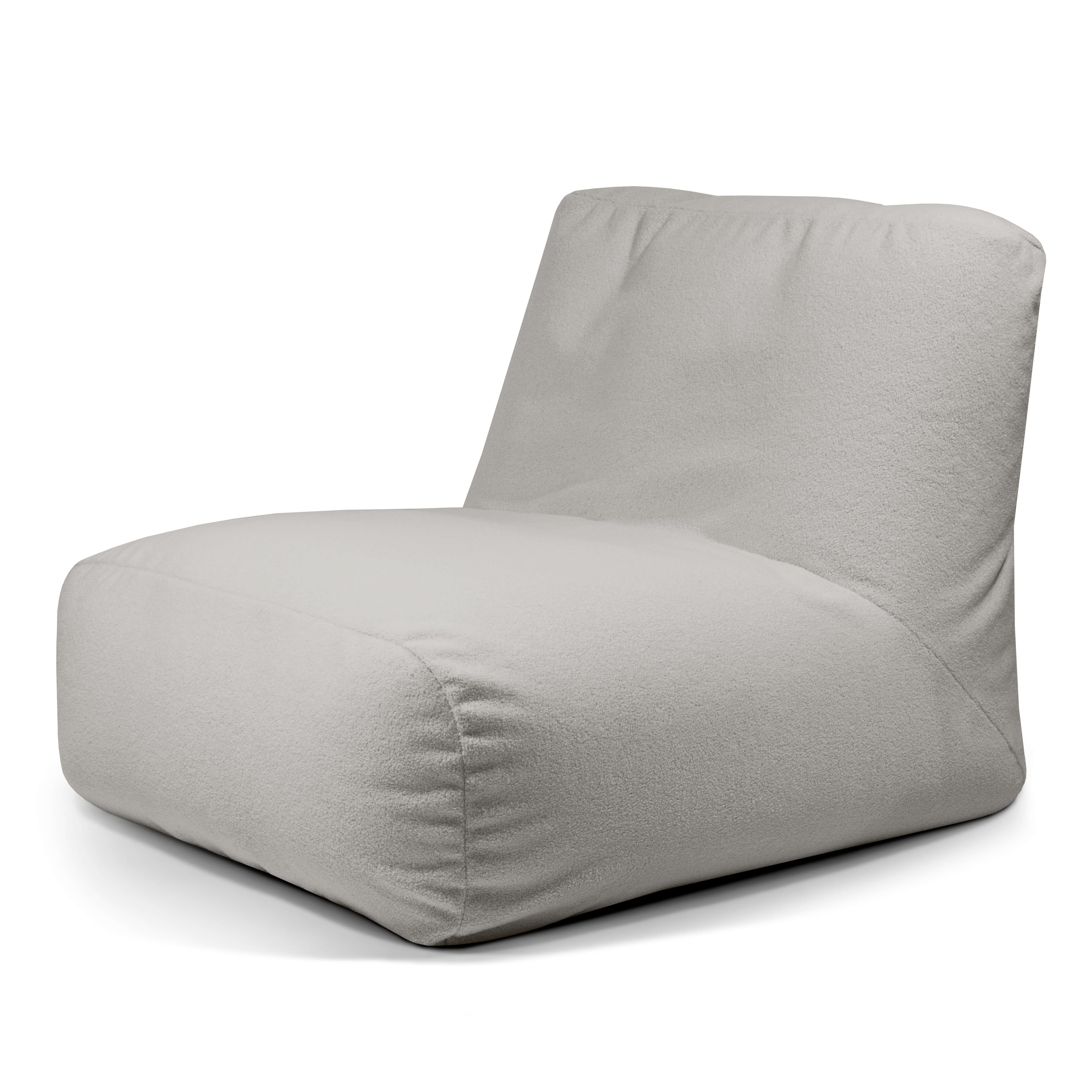 Bean bag Tube 100 Teddy White Grey
