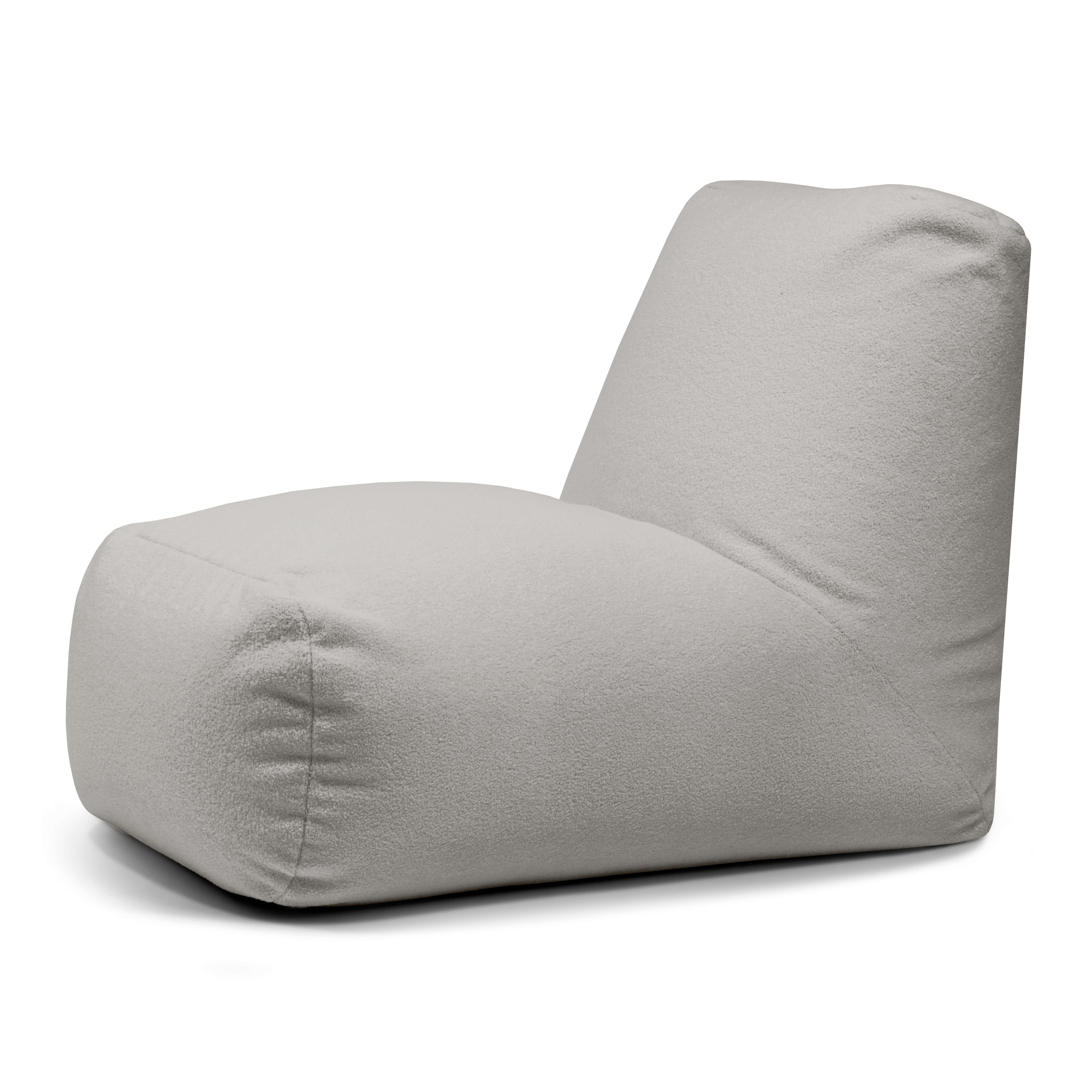Bean bag Tube Teddy White Grey