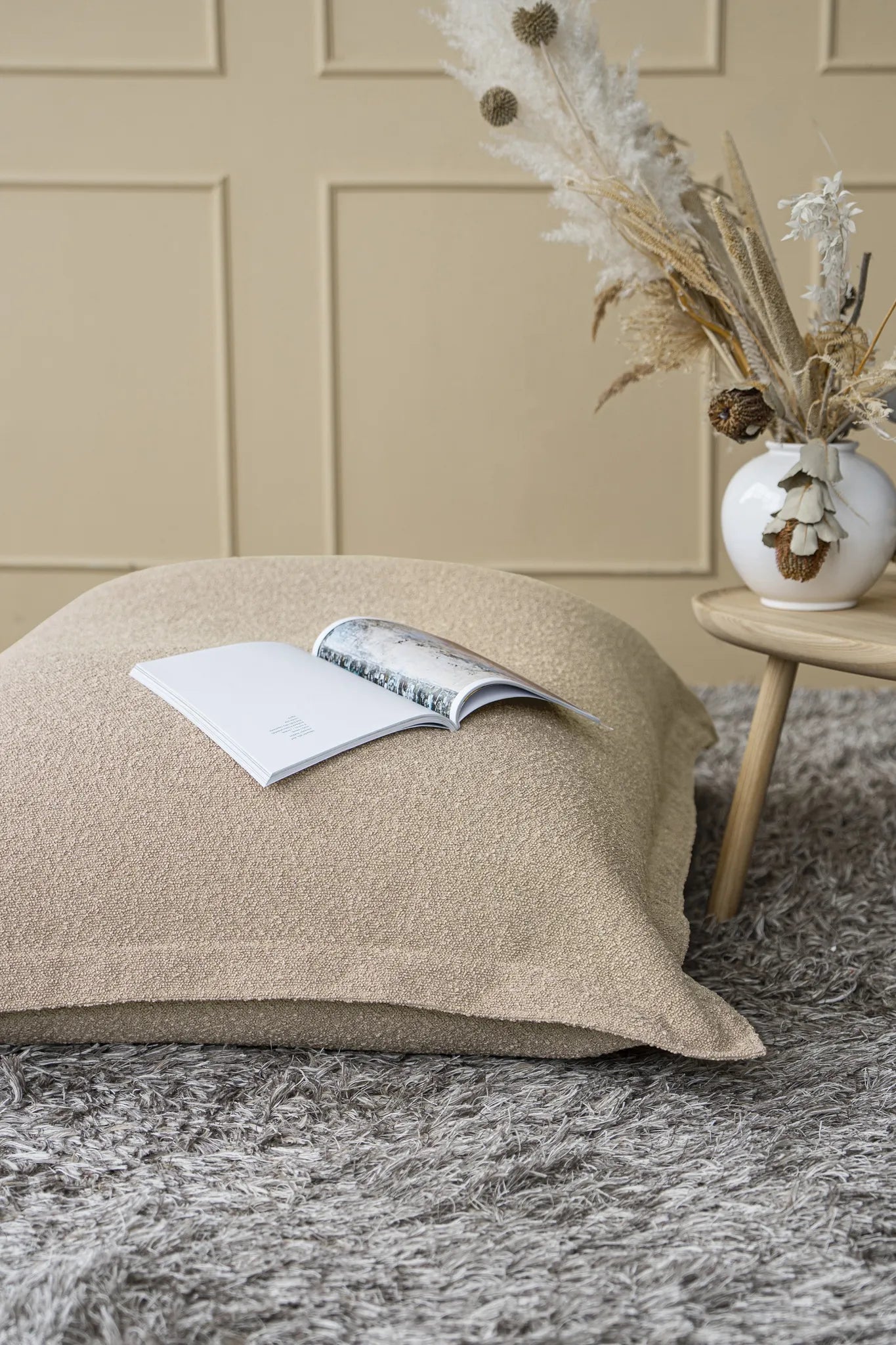 1Me Madu små barn sittsäck OEKO-TEX ® Cream-Bean bags-Slowdown