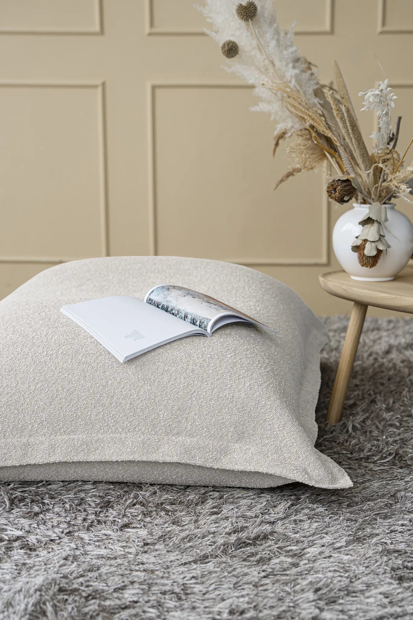 1Me Madu små barn sittsäck OEKO-TEX ® White-Bean bags-Slowdown