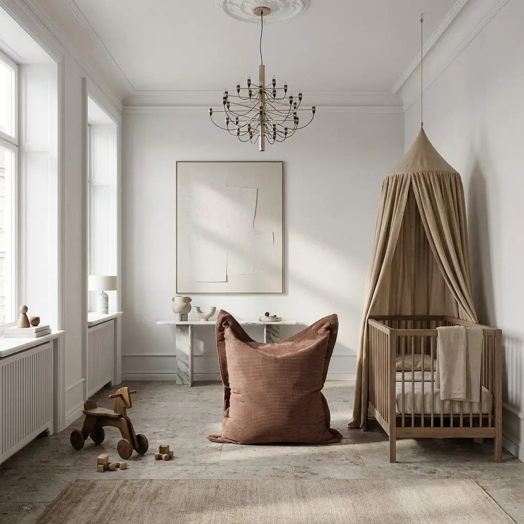 1me wave manchester sittkudde - saccosäck för barn OEKO-TEX ® Coral SLOWDOWN