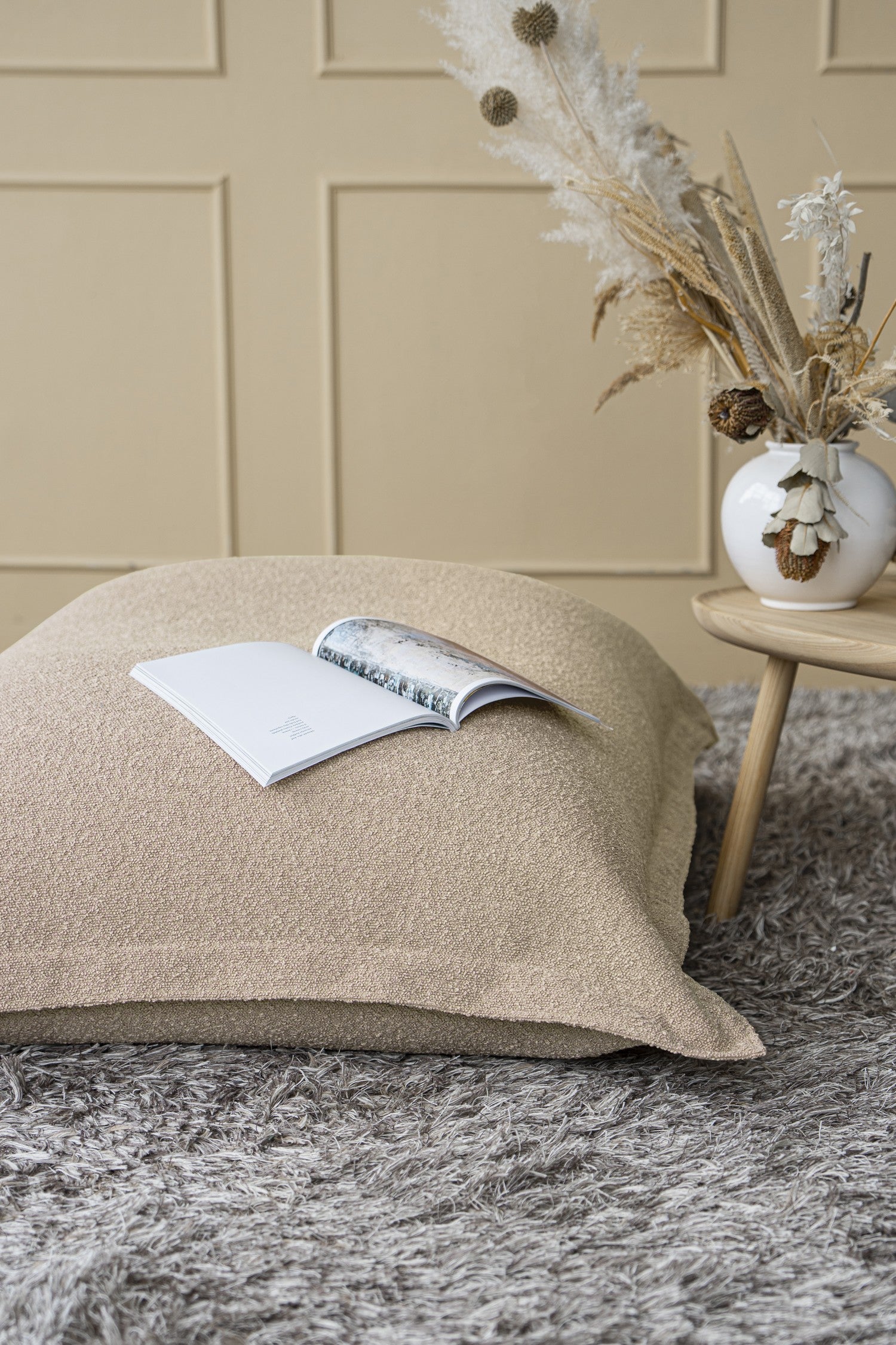 sittsäck 2me Madu Bouclé OEKO-TEX ® Cream-Sittsäck-Slowdown