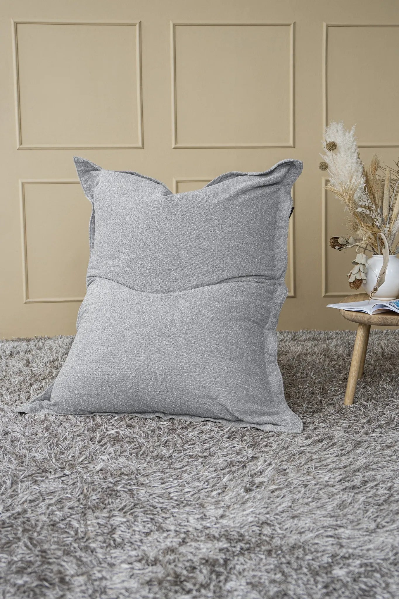 sittsäck 2me Madu Bouclé OEKO-TEX ® Light grey-Sittsäck-Slowdown