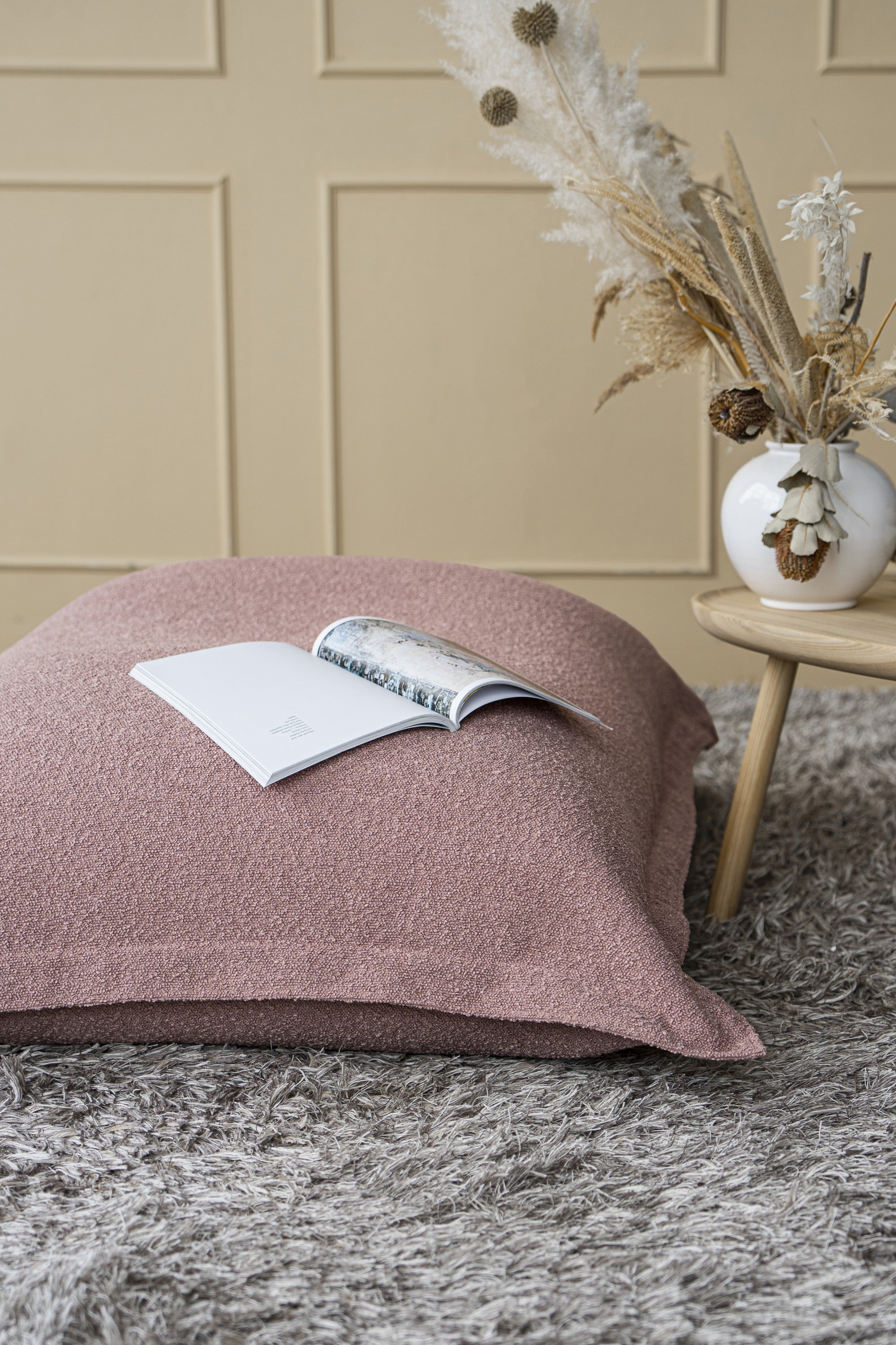 sittsäck 2me Madu Bouclé OEKO-TEX ® Dusty Rose