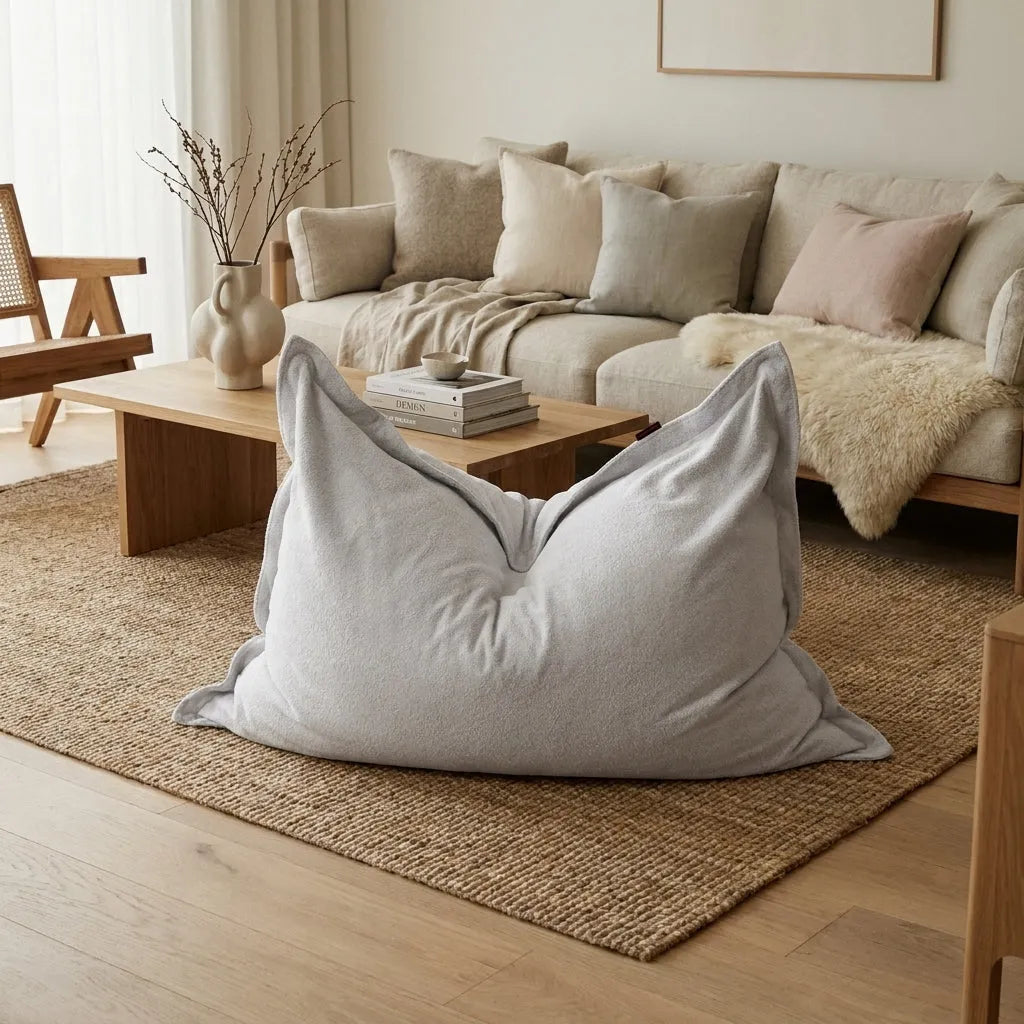 4me Madu sittsäck OEKO-TEX ® Light grey