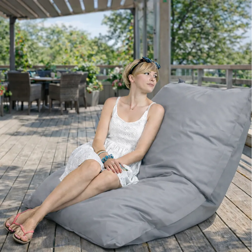 4me Outside - bäst sittsäck för utomhus XXL Grey-Utemöbler-Slowdown