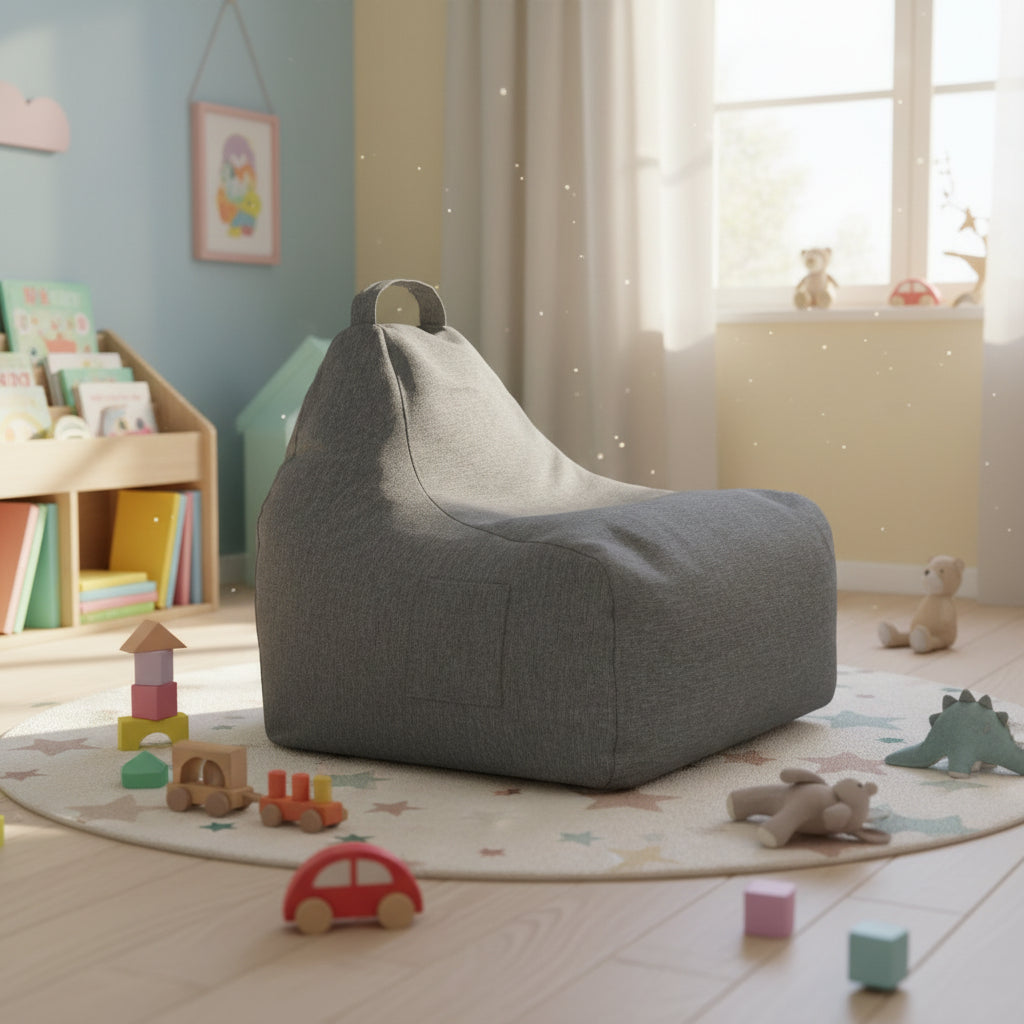 Barnfåtölj Game Home Light Grey