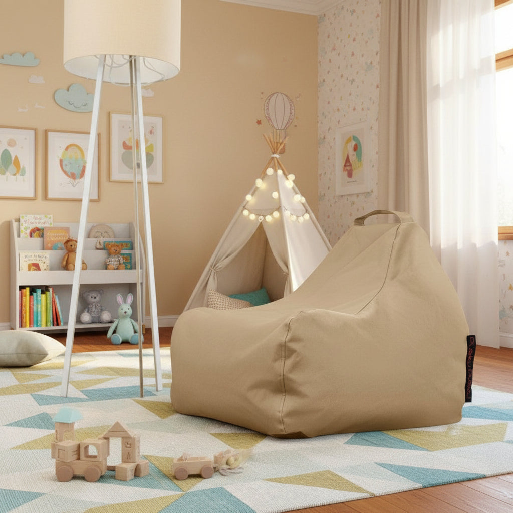 Barnfåtölj Game OX Beige