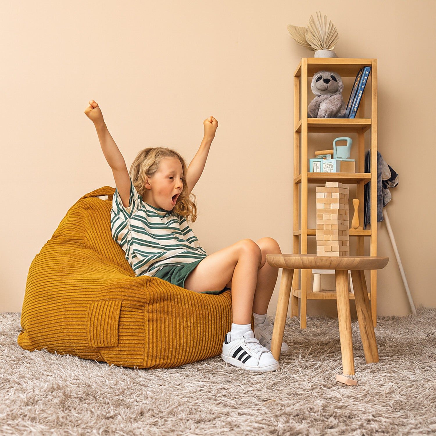 Barnfåtölj Game Waves Black