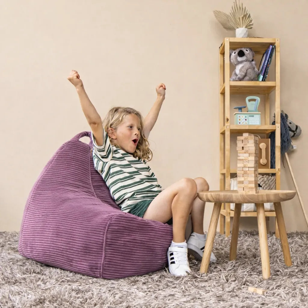 Barnfåtölj Game Waves Lilac