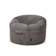 Bean bag Roll 80 Waves Dark Grey