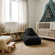 Barnfåtölj Sittsäck Snug 80 Dragon Waves Black