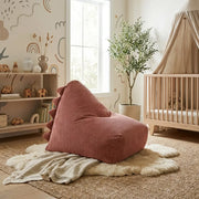 Barnfåtölj Sittsäck Snug 80 Dragon Waves Coral