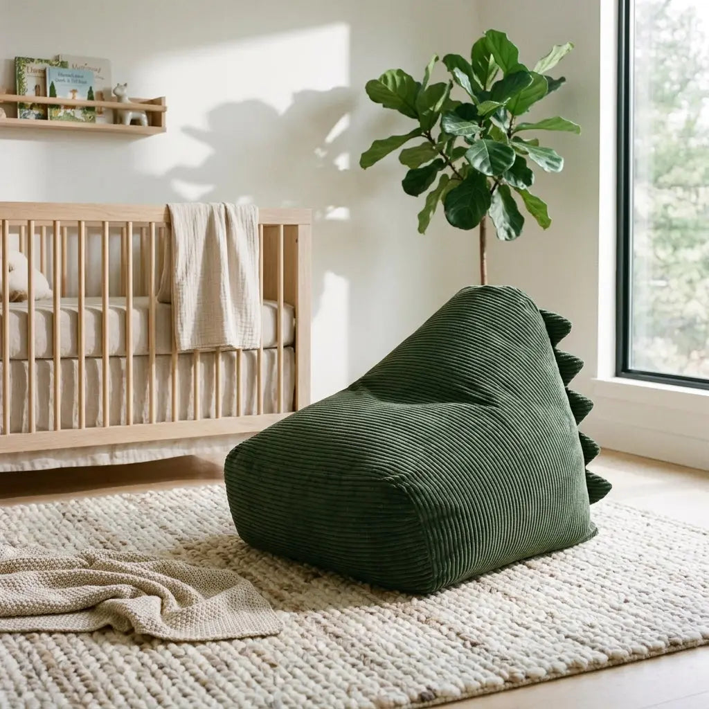 Barnfåtölj Sittsäck Snug 80 Dragon Waves Forest