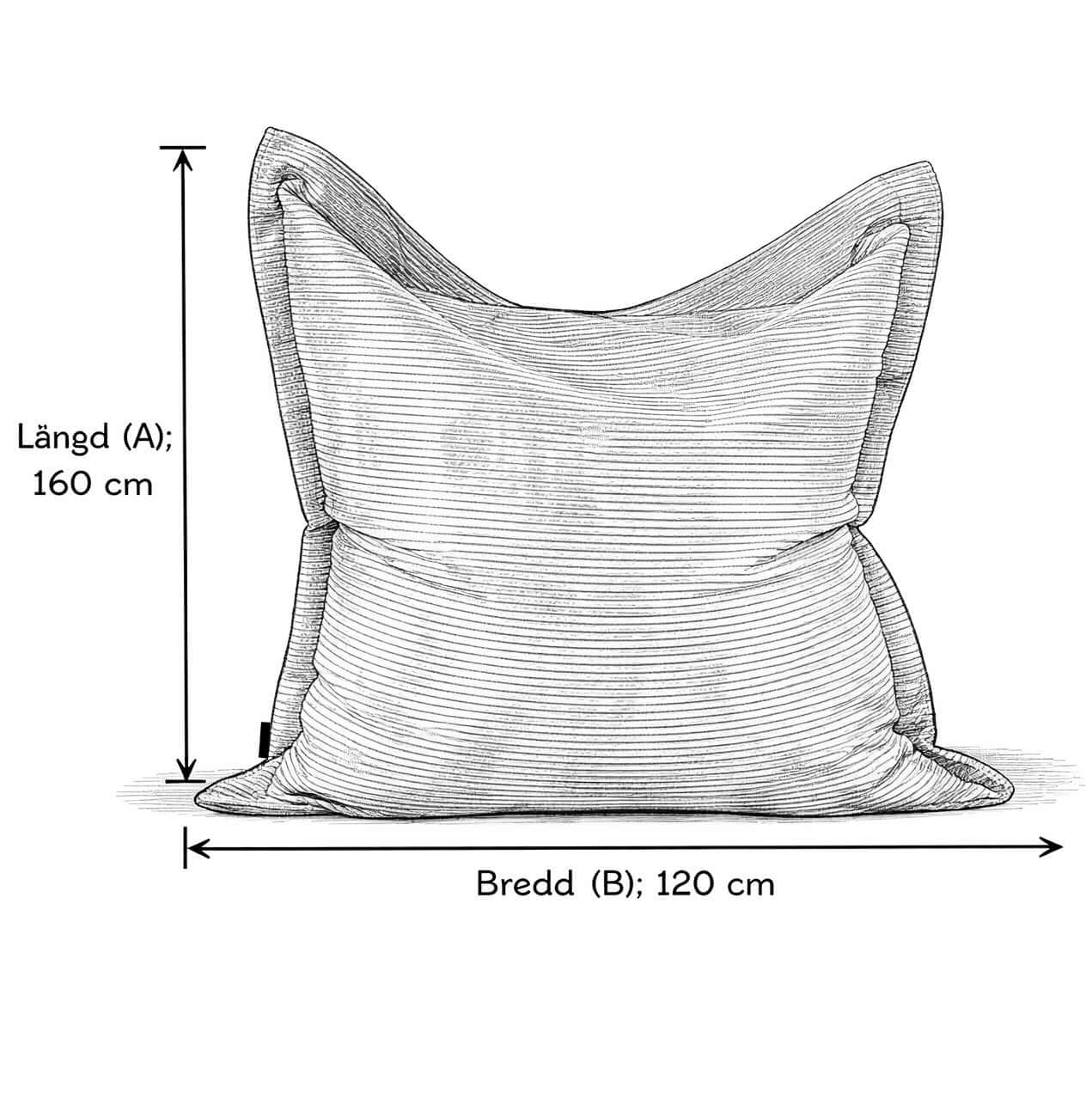 Sittsäck 3me Teddy White Grey-Bean bags-Slowdown