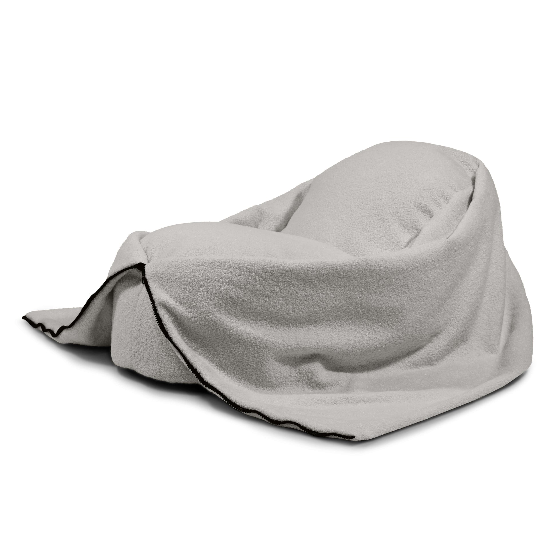 Bean bag Cocoon 80 Teddy White Grey
