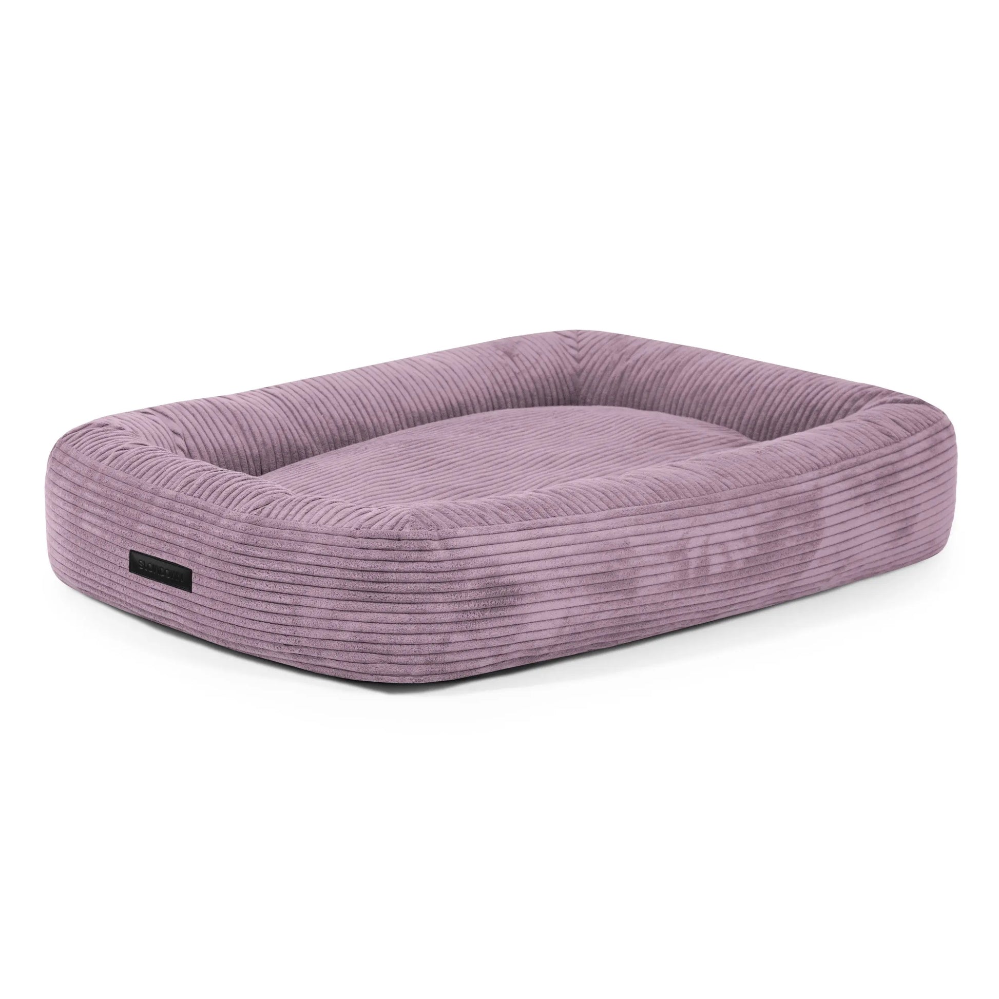 Hundbädd lilac för små hundar i mjukt material, perfekt för en bekväm viloplats.
