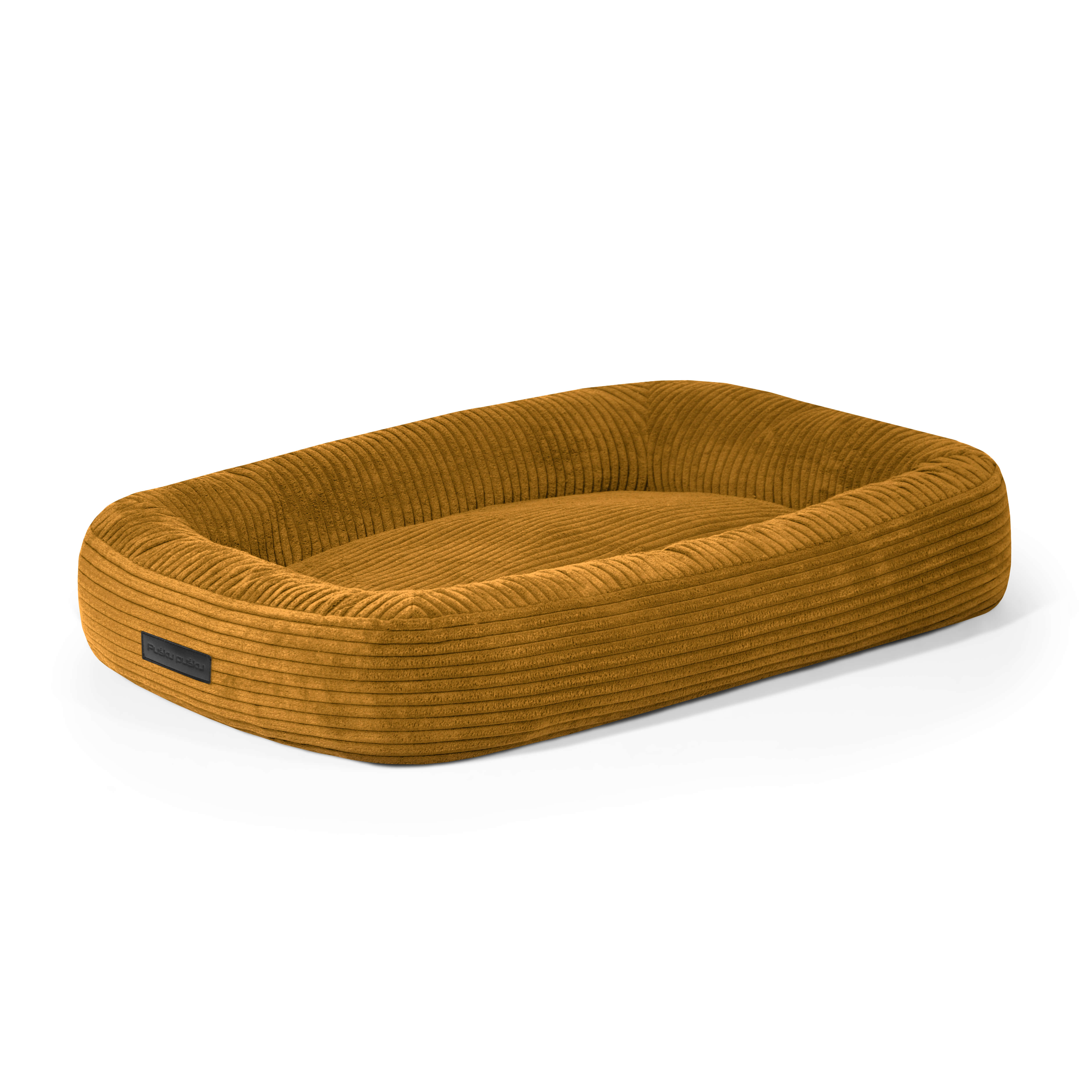 Dog Bed 75 Waves Mustard