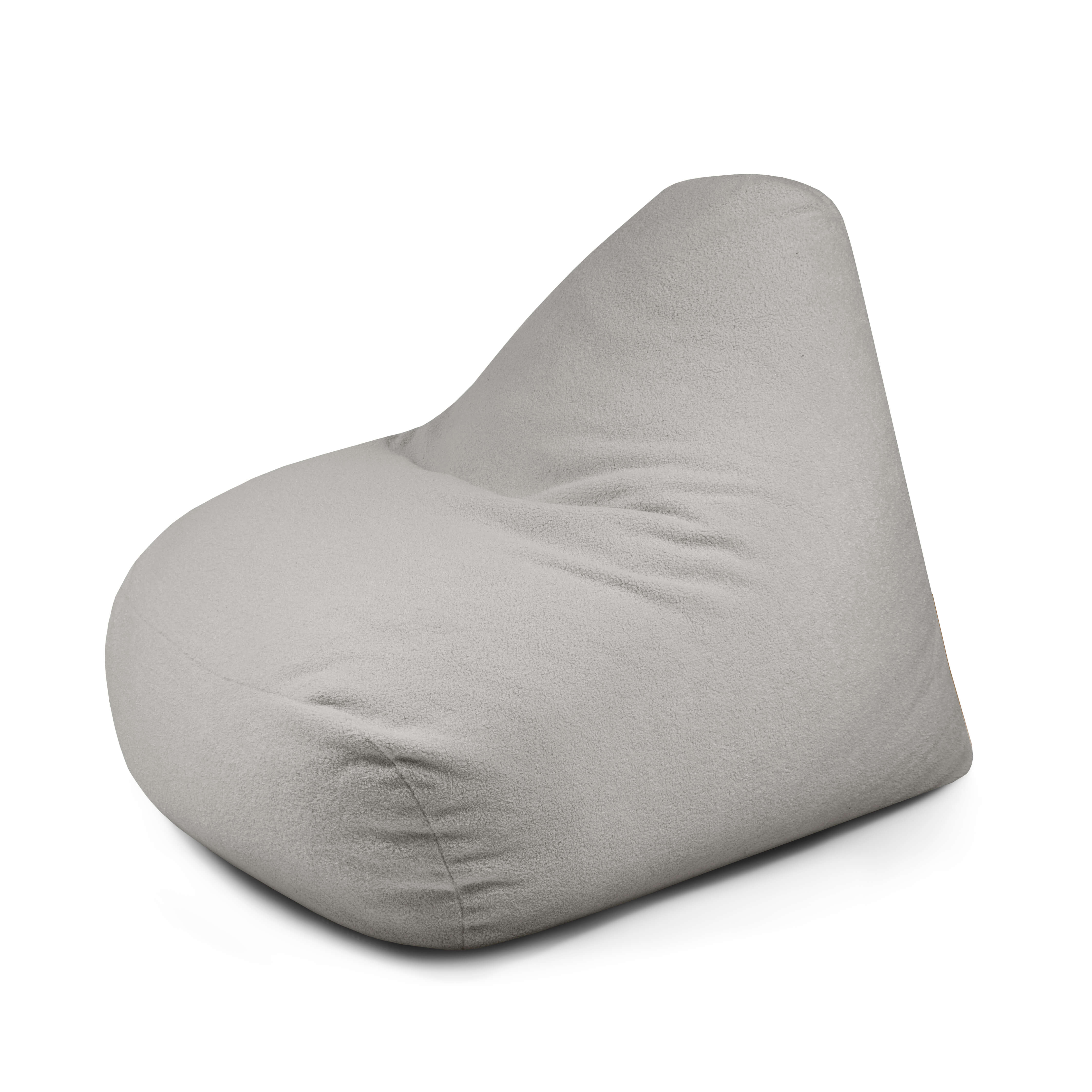 Foam Bean bag Snug 100 Teddy White Grey
