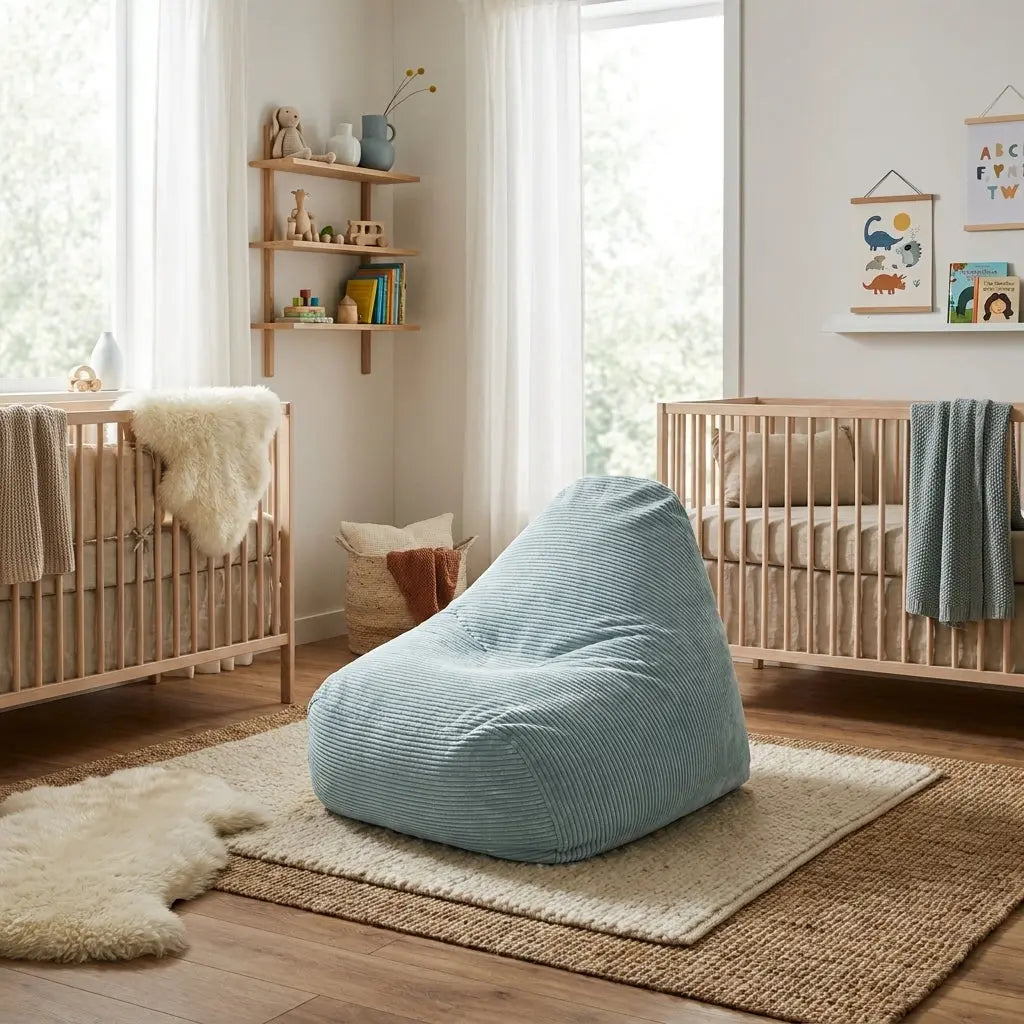 Fåtölj Sittsäck Snug 100 Waves Mustard