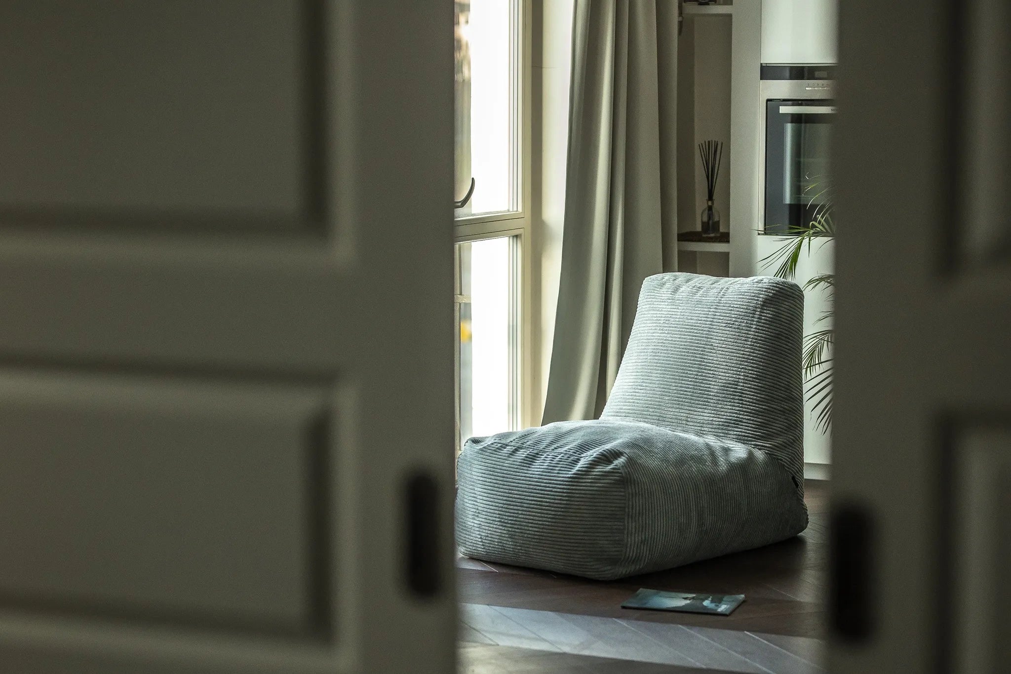 Sittsäck Tube Waves Mint-Bean bags-Slowdown