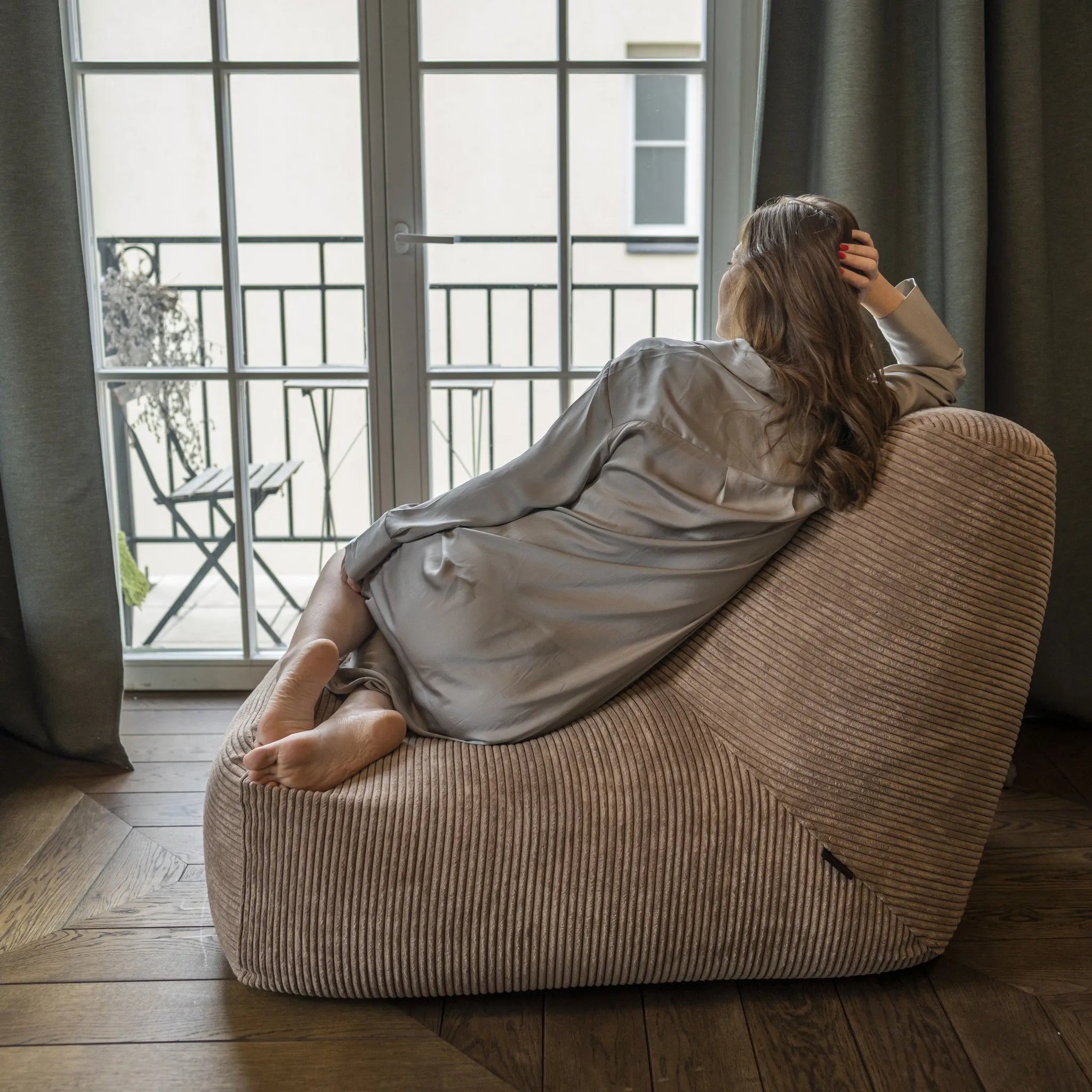 Sittsäck Tube Waves Sand-Bean bags-Slowdown