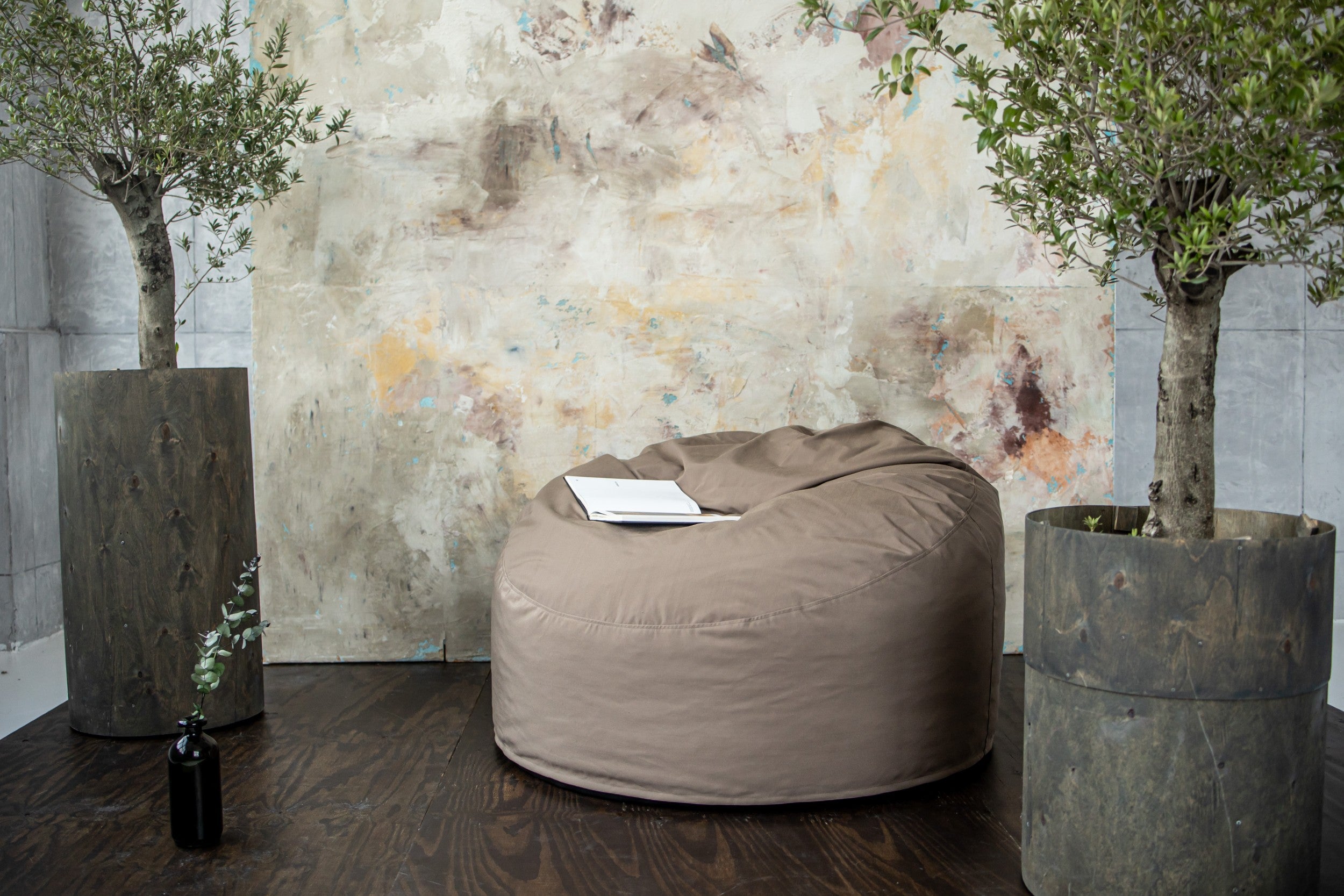Fåtölj Sittsäck Om 135 Colorin Taupe