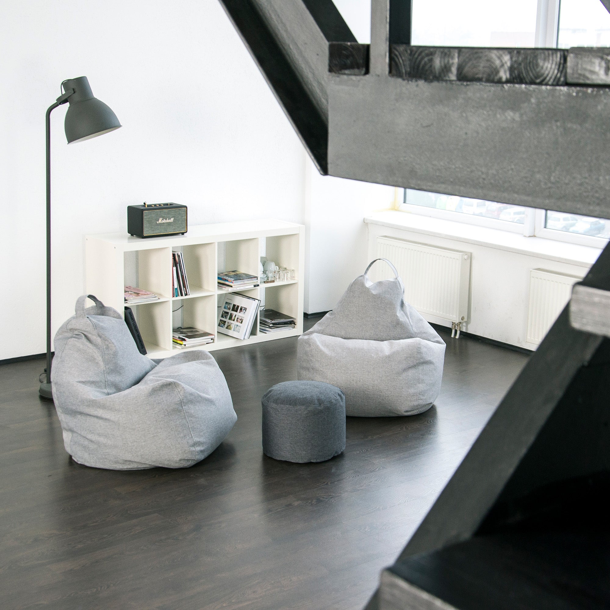 Sittsäck Play Home Light Grey