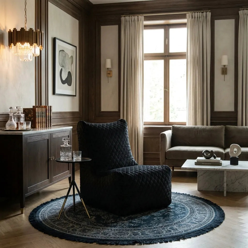 Sittsäck Fåtölj Seat Lure Luxe Black