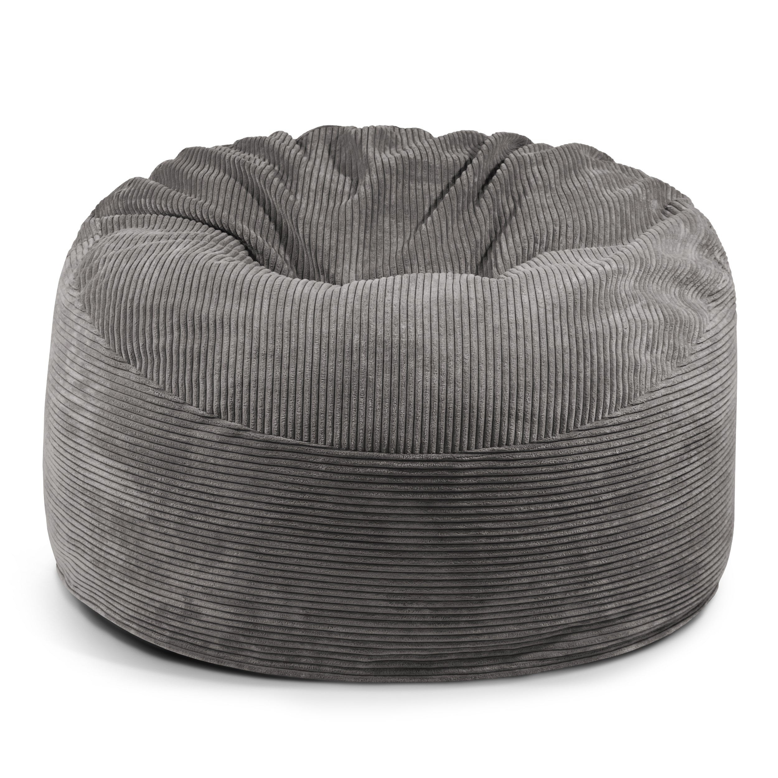 Foam Bean Bag Om 110 Waves Dark Grey